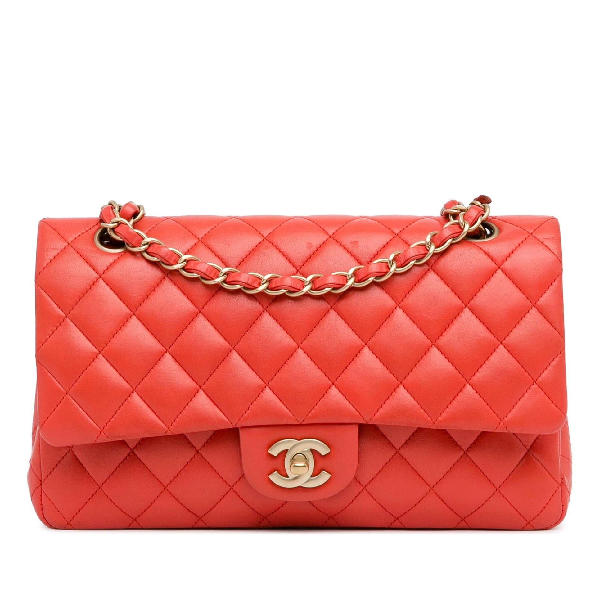Chanel Classic Lambskin Double Flap SHG-H1Kink Handbag
