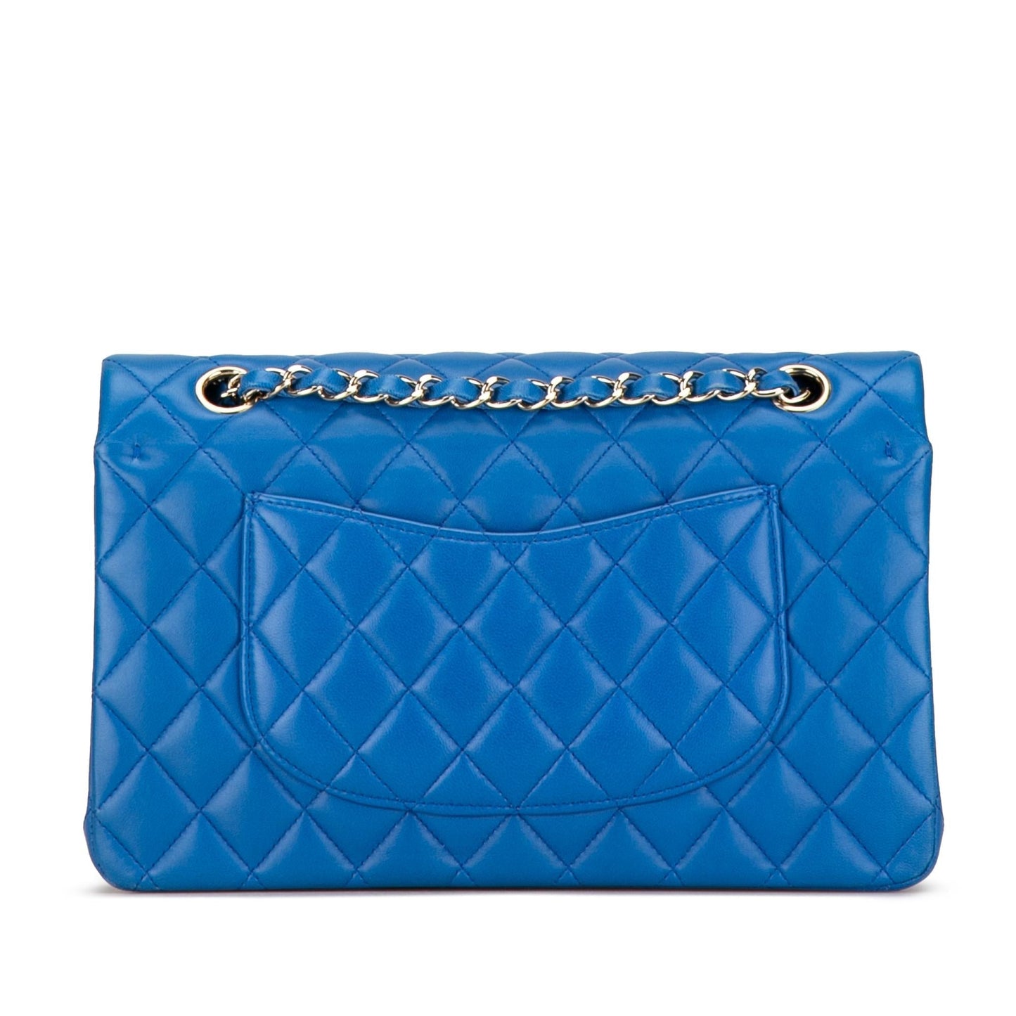 Chanel Classic Lambskin Double Flap Handbag Shg Hxm4Ff