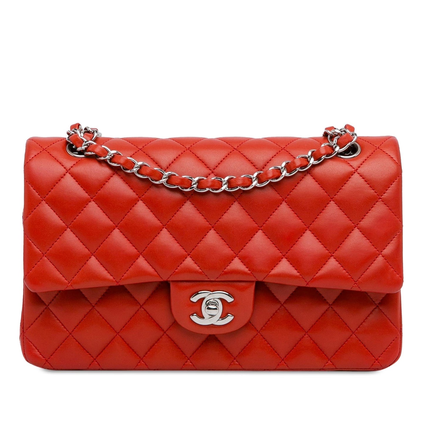 Chanel Classic Lambskin Double Flap SHG-hCviYB Handbag