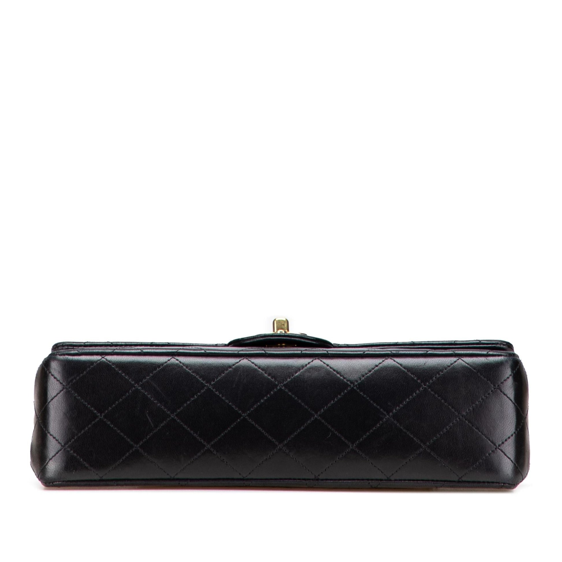 Chanel Classic Lambskin Double Flap Handbag Flap 29