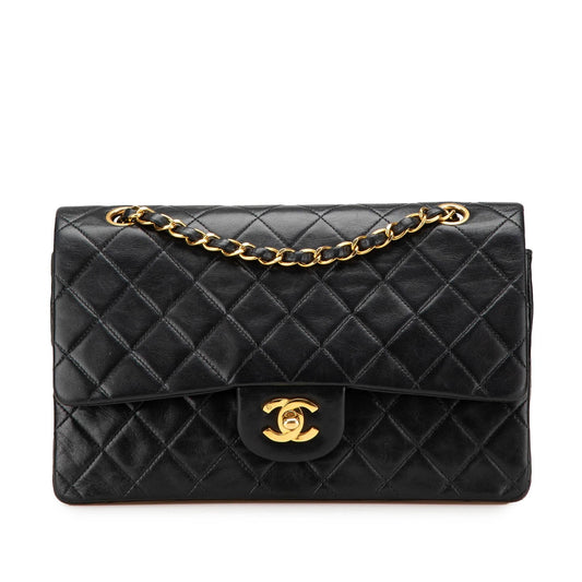 Chanel Classic Lambskin Double Flap Handbag Flap 34