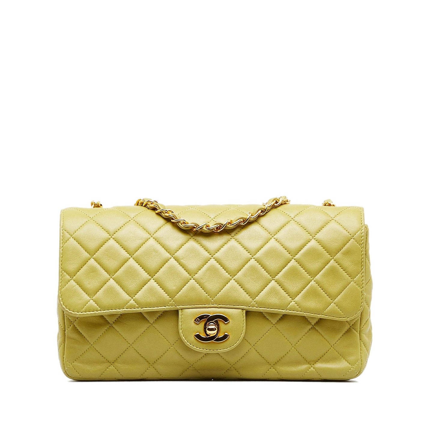 Chanel Classic Lambskin Single Flap SHG-oaTwdF Handbag
