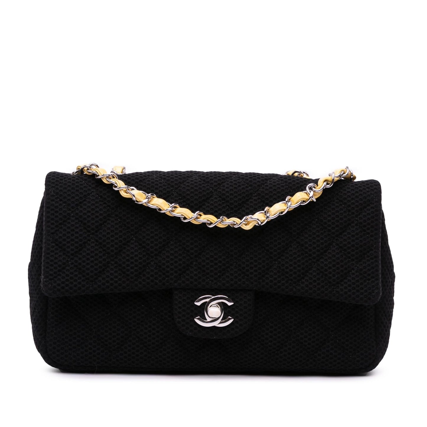 Chanel Classic Mesh Single Flap Handbag