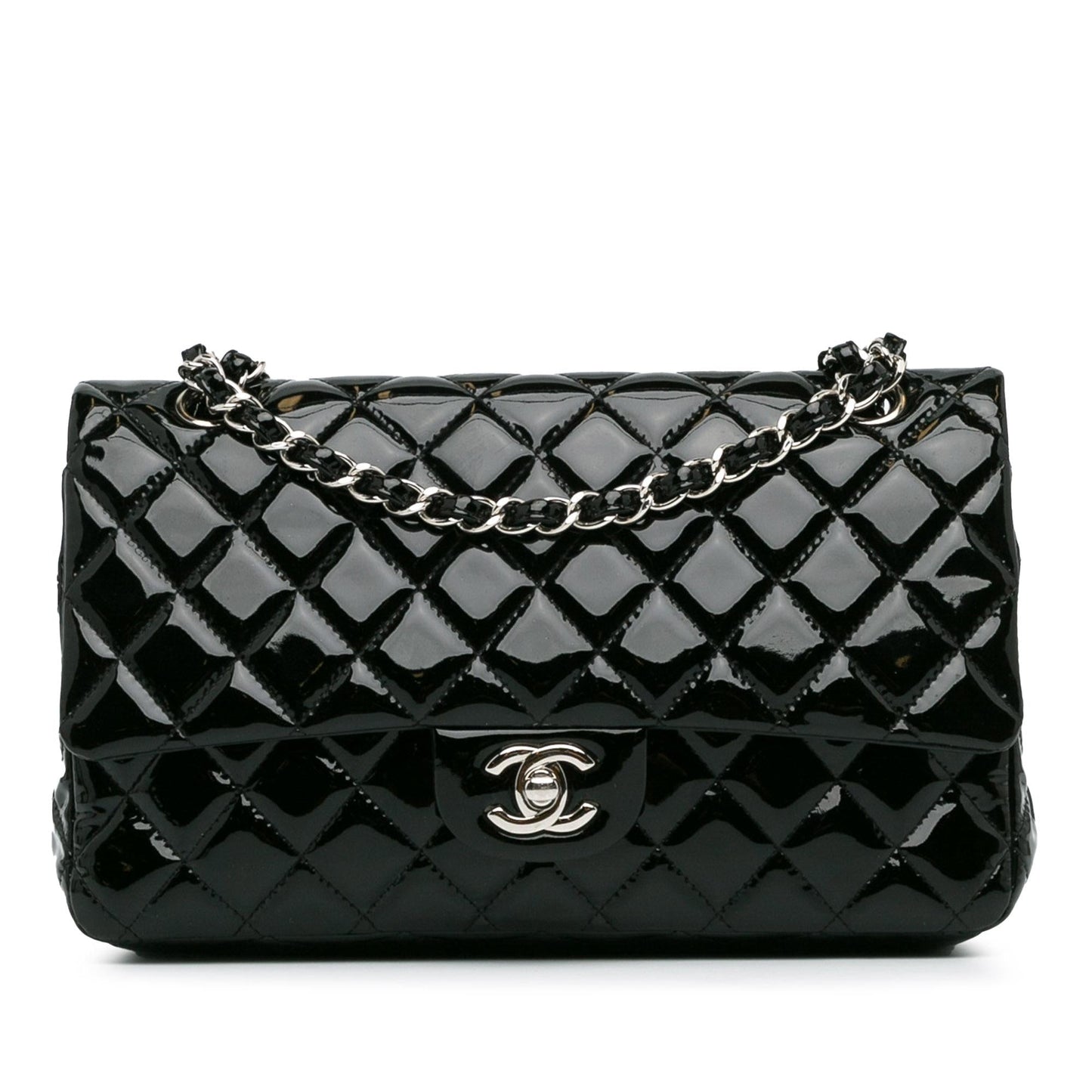 Chanel Classic Patent Double Flap SHG-gXzPcU Handbag