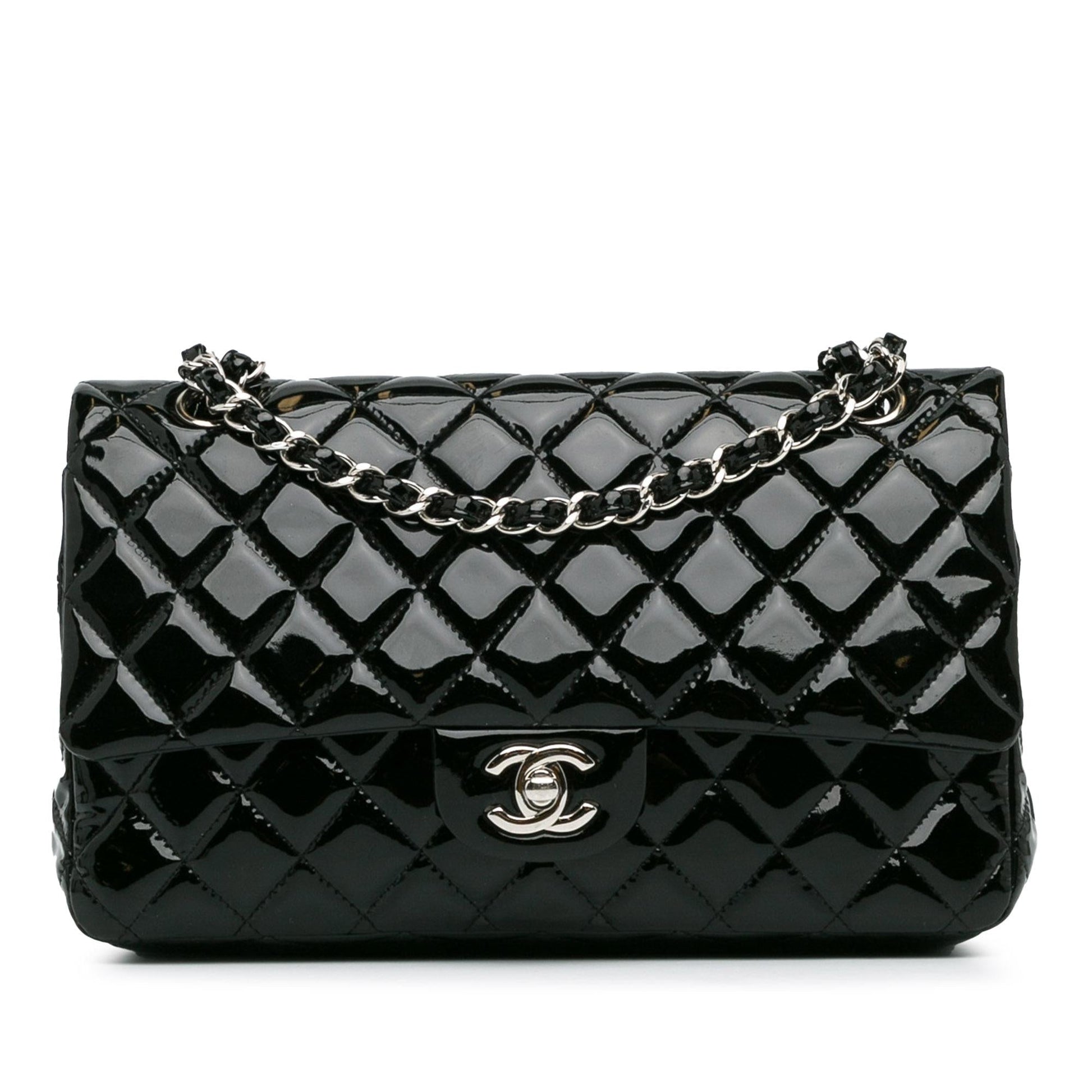 Chanel Classic Patent Double Flap SHG-gXzPcU Handbag