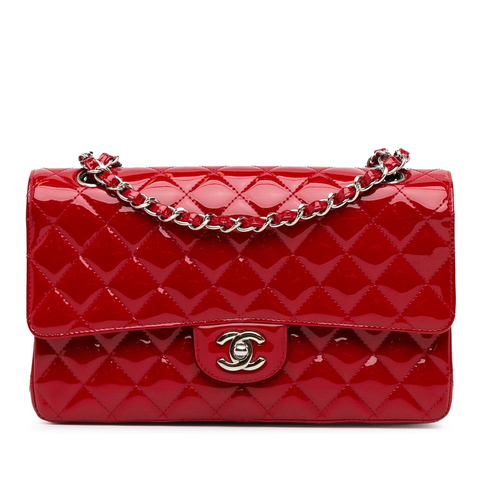 Chanel Classic Patent Double Flap SHG-3RWLQC Handbag
