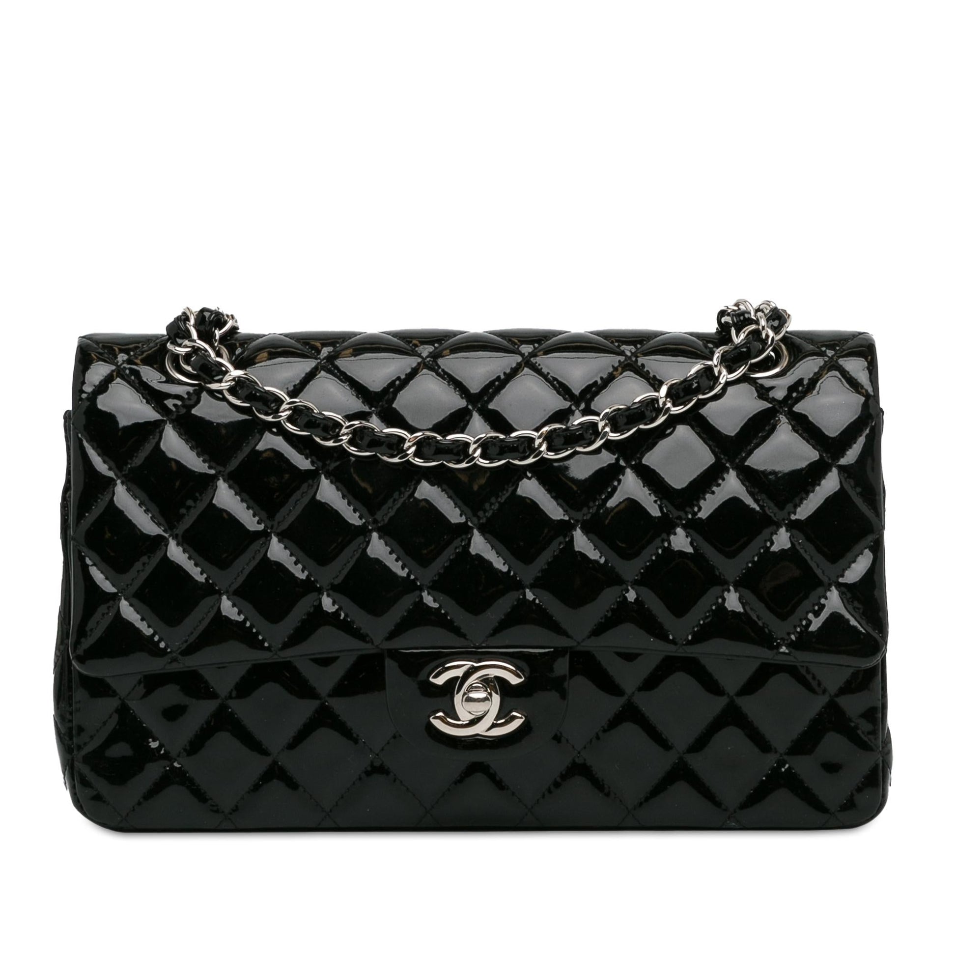 Chanel Classic Patent Double Flap SHG-2RaR0d Handbag