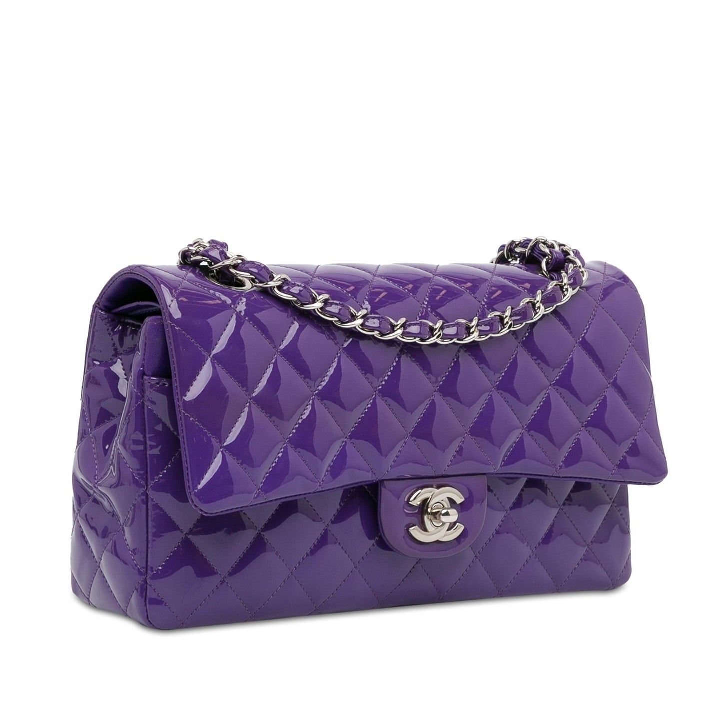 Chanel Classic Patent Double Flap SHG-pGzzwl Handbag