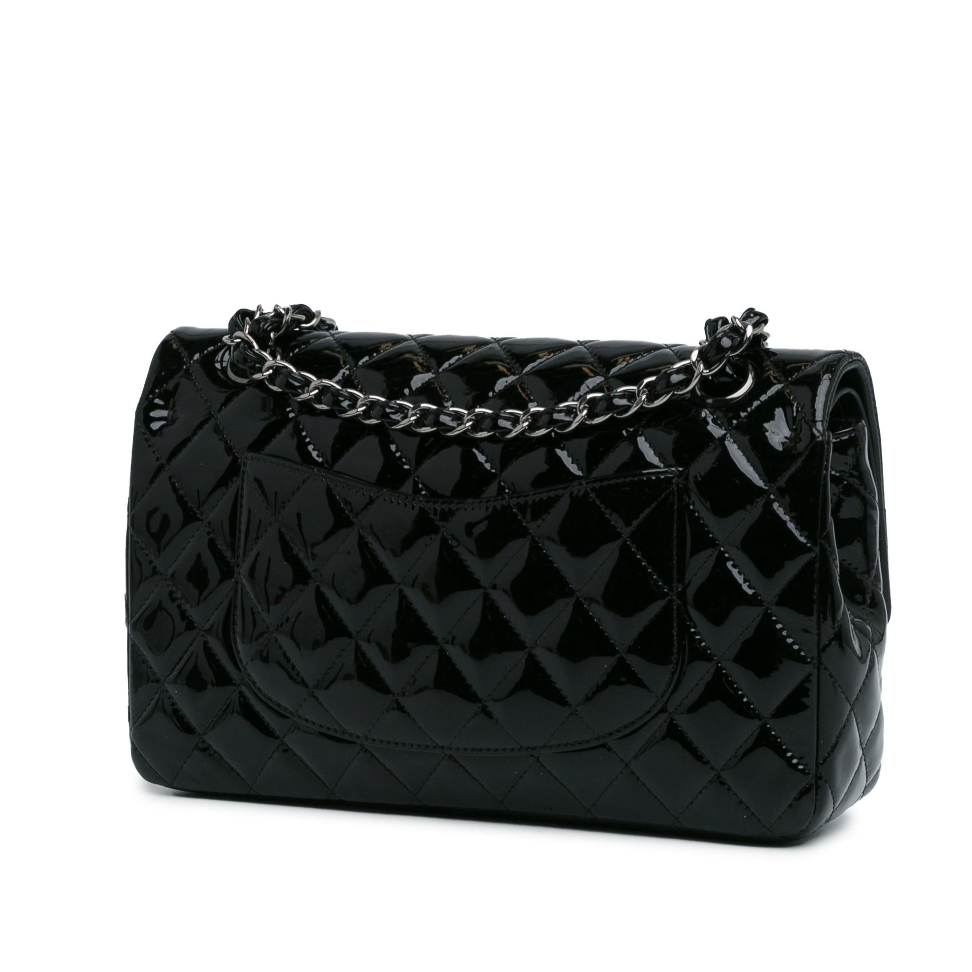 Chanel Classic Patent Double Flap SHG-BrQGTp Handbag