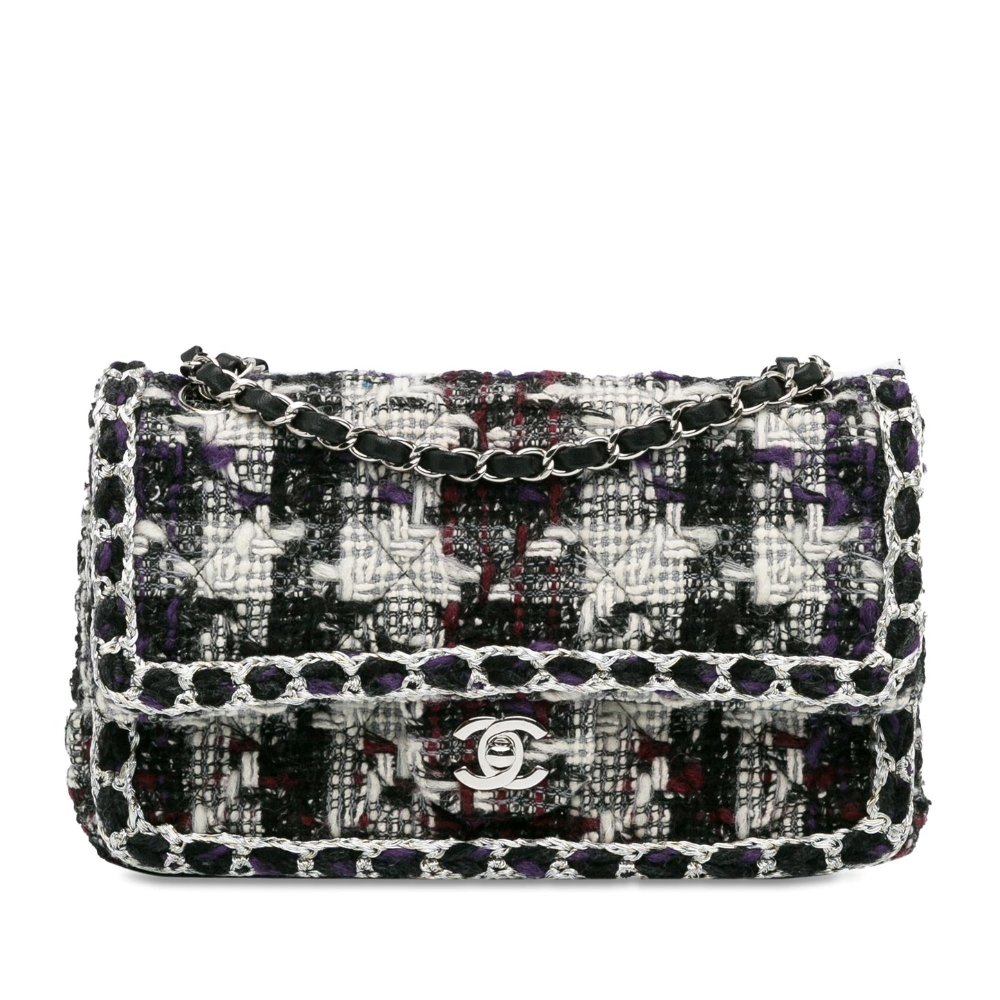 Chanel Classic Tweed Double Flap SHG-J5aO5L Handbag