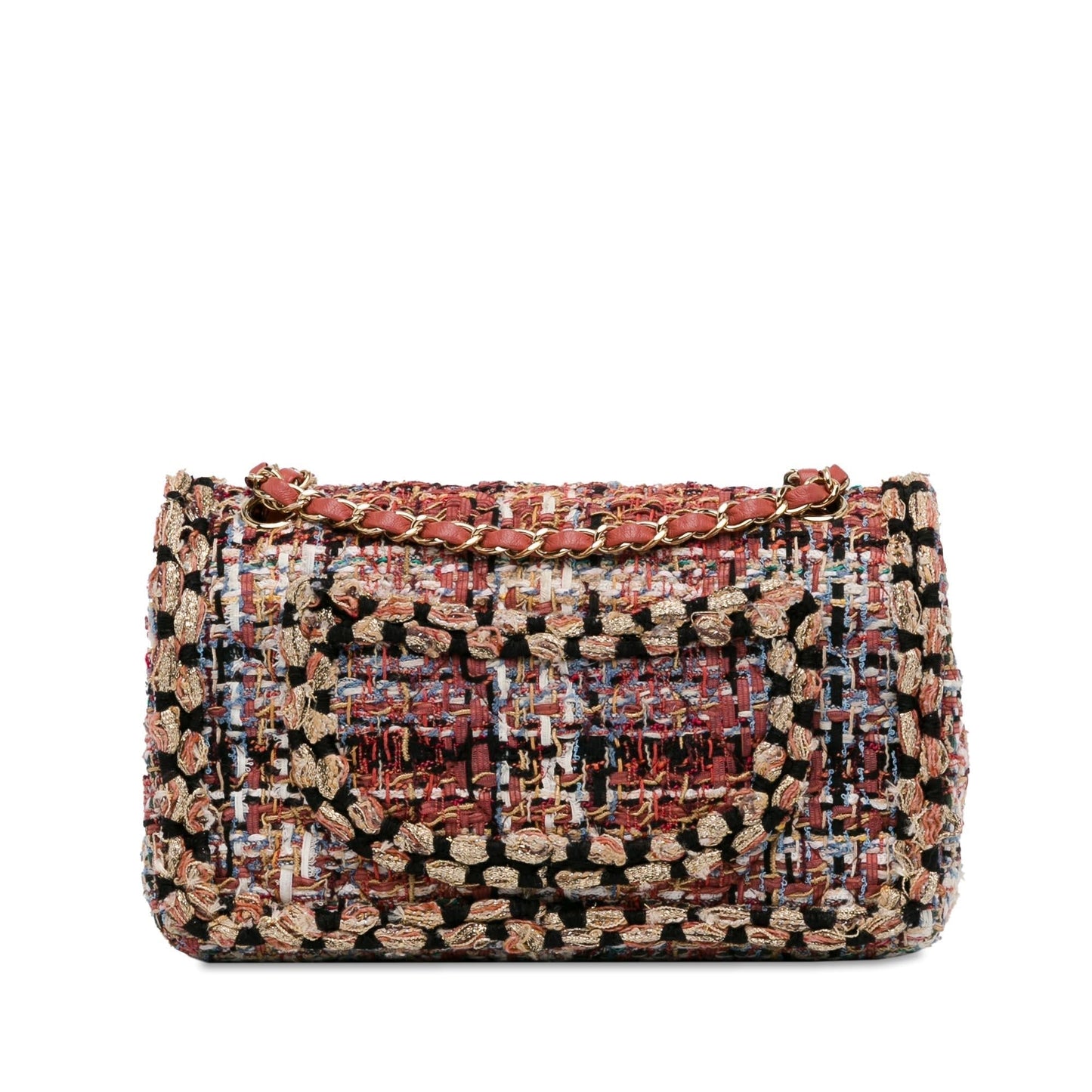 Chanel Classic Tweed Double Flap SHG-0MvJ4C Handbag