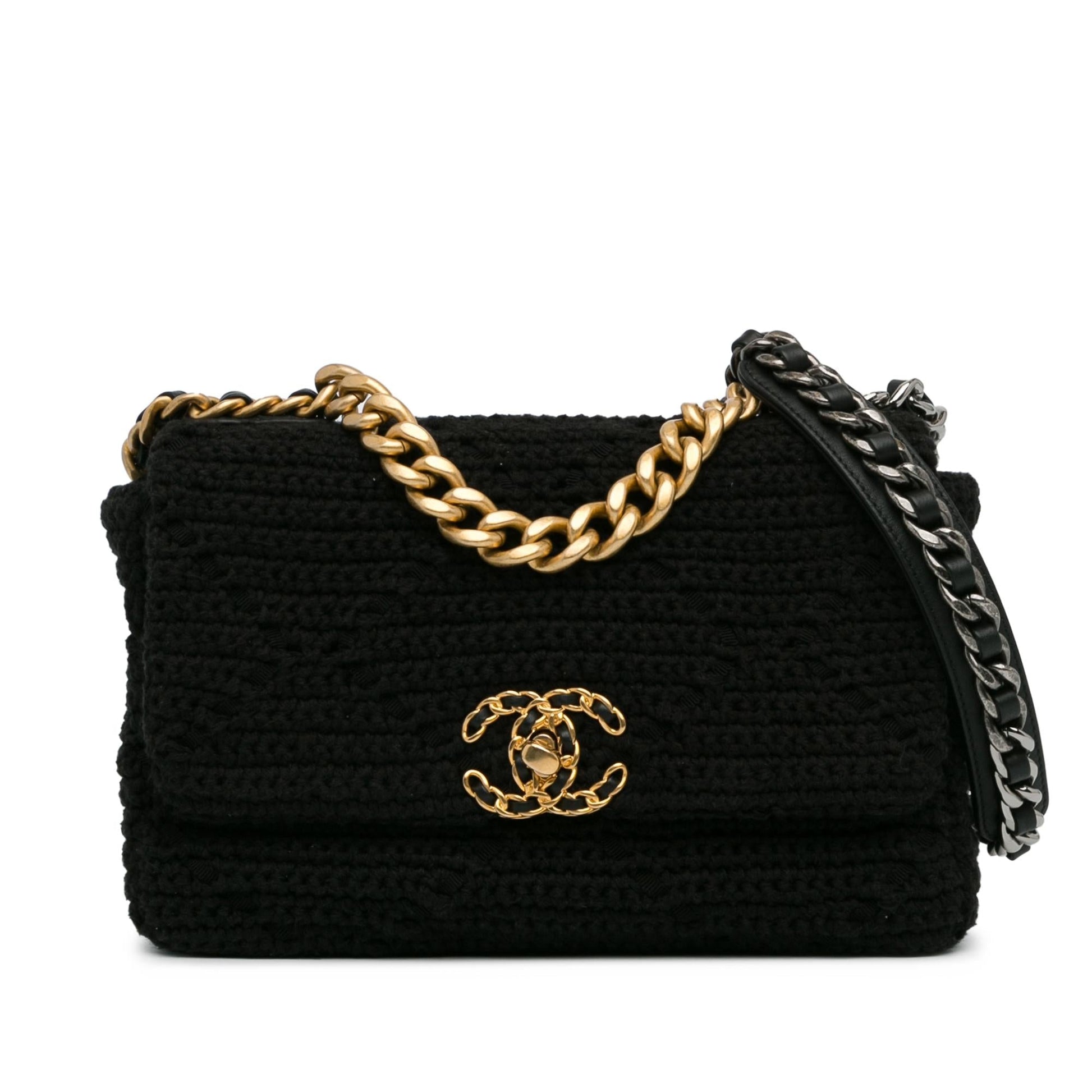 Chanel Crochet 19 Flap SHG-25L36s Handbag
