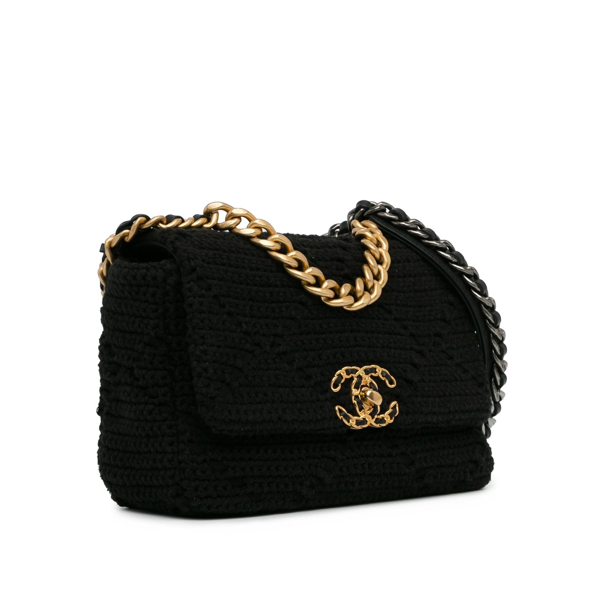 Chanel Crochet 19 Flap SHG-25L36s Handbag