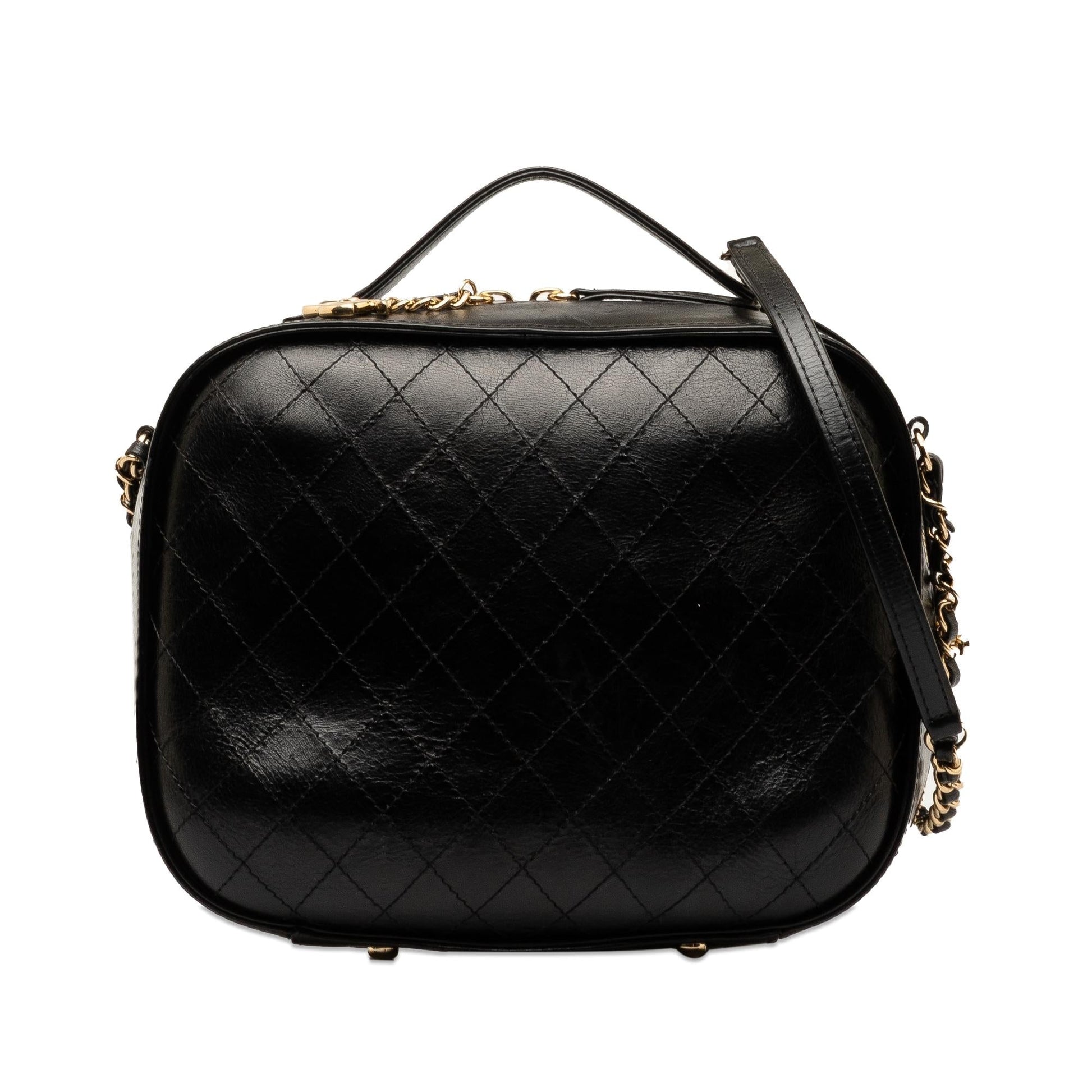 Chanel Crumpled Calfskin Vanity SHG-tJJn02 Handbag