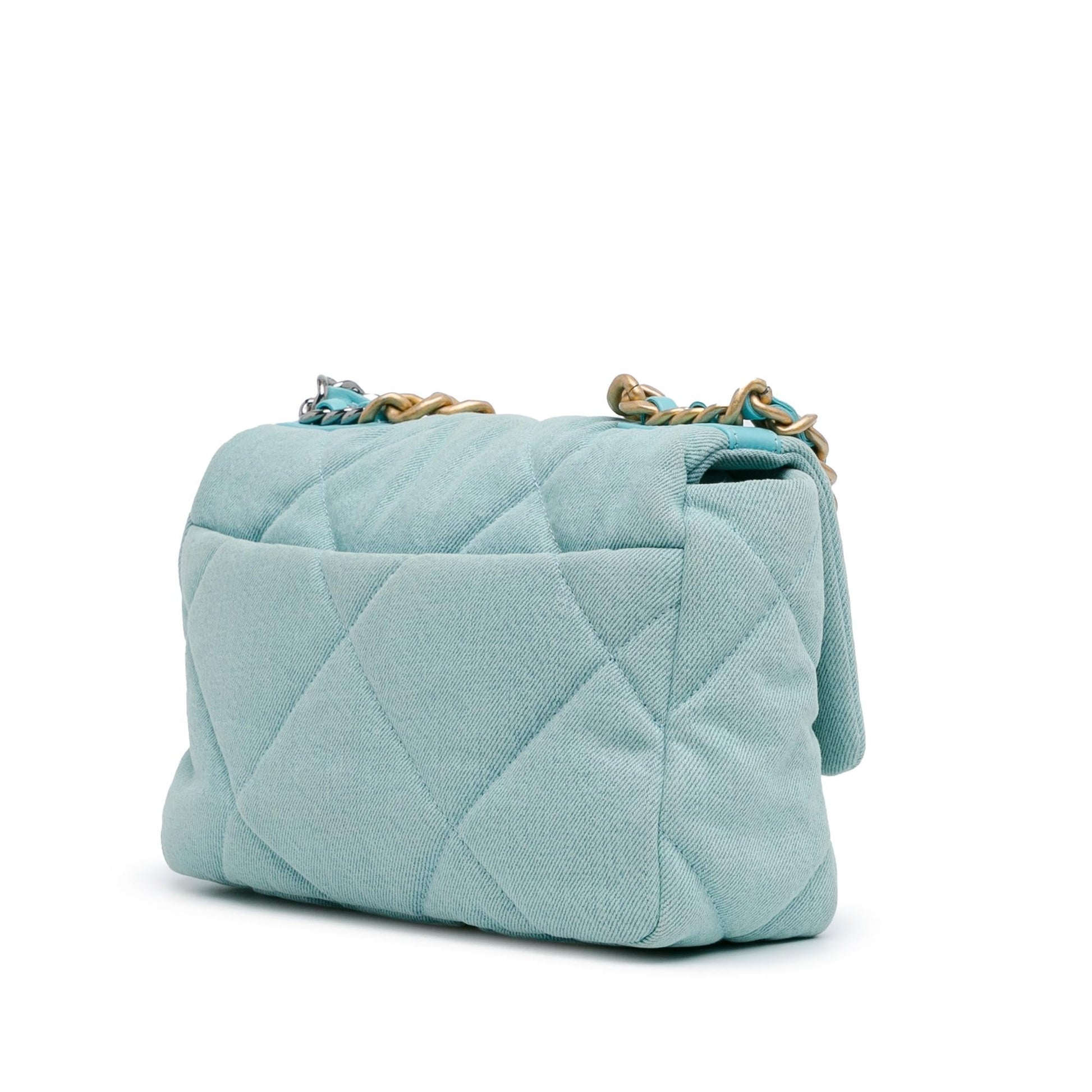 Chanel Denim 19 Flap Handbag