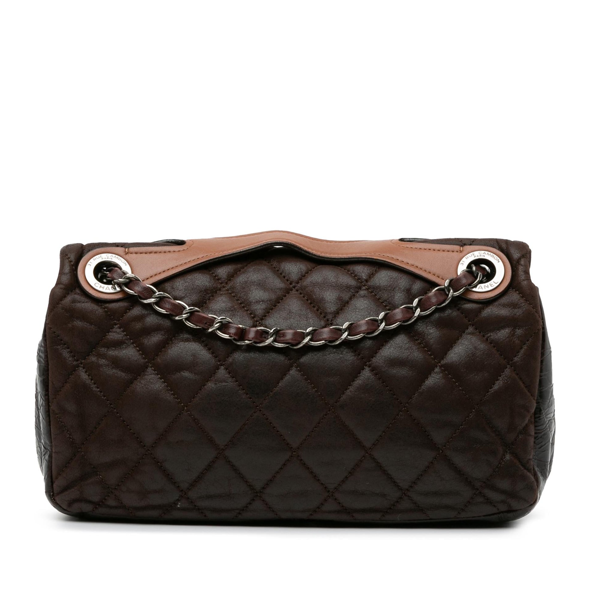 Chanel Iridescent Calfskin Mix Flap SHG-6KToLL Handbag