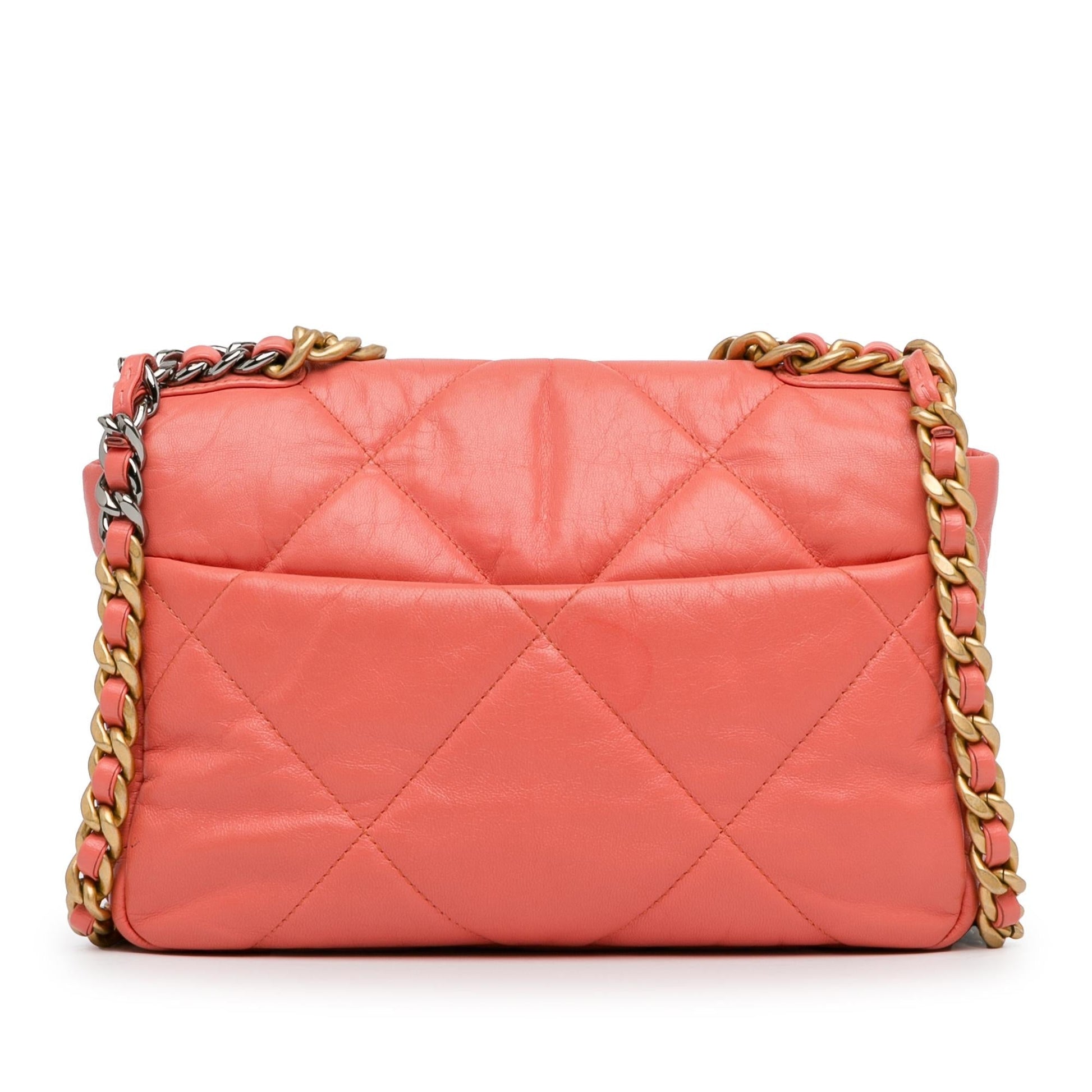Chanel Lambskin 19 Flap SHG-3kILnI Handbag