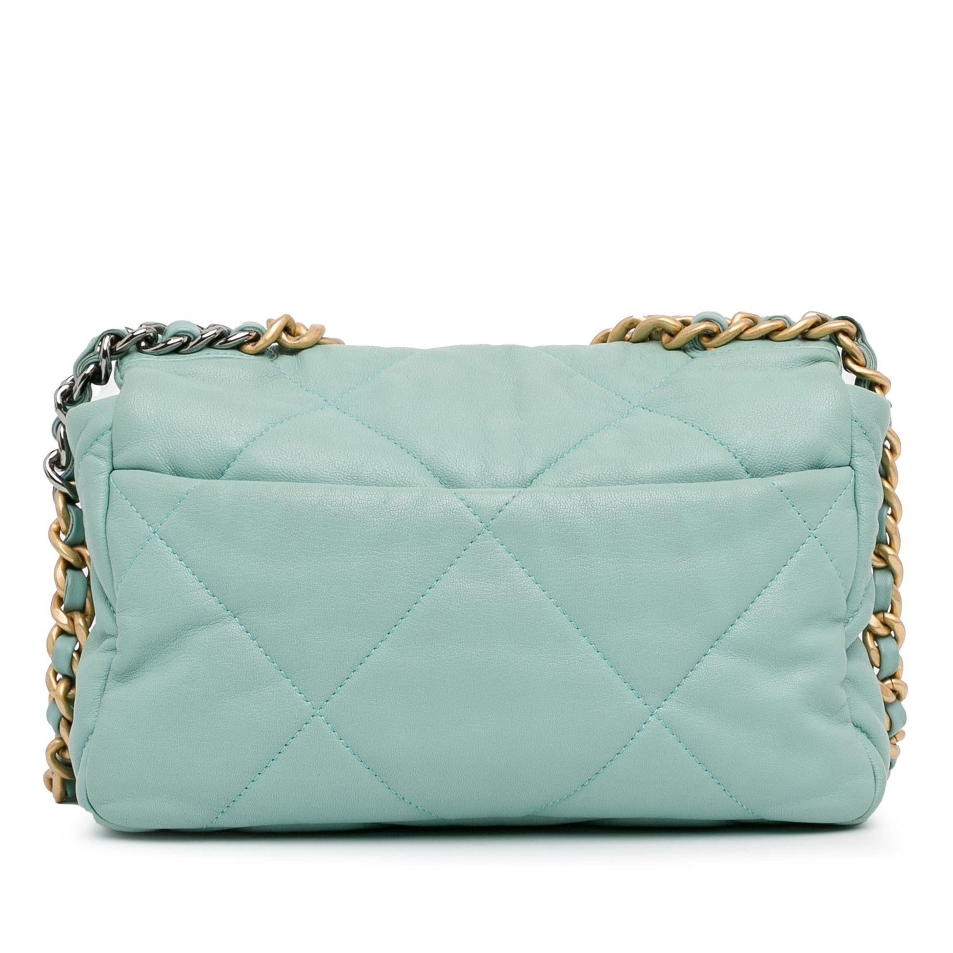 Chanel Lambskin 19 Flap Handbag