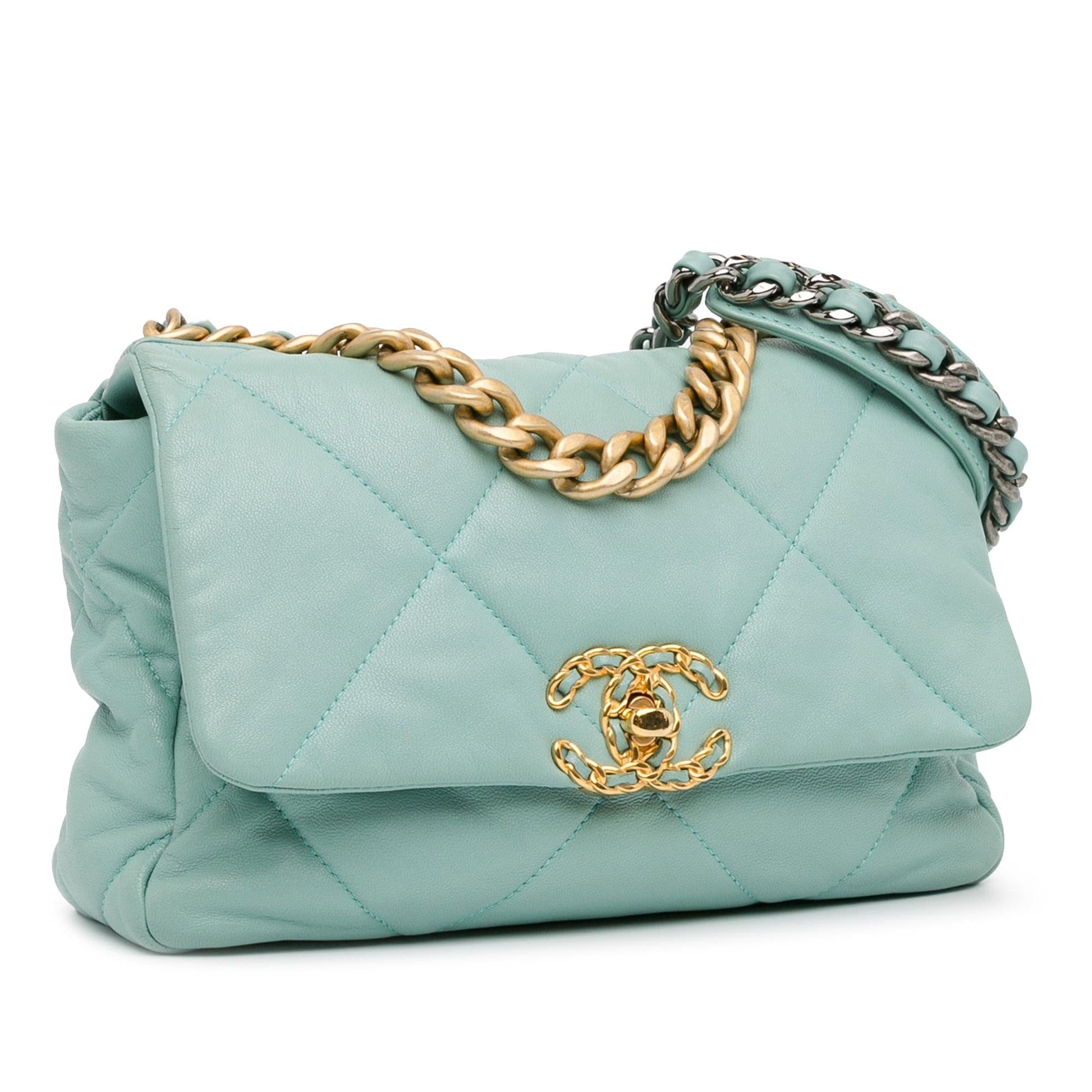 Chanel Lambskin 19 Flap Handbag 19 Flap
