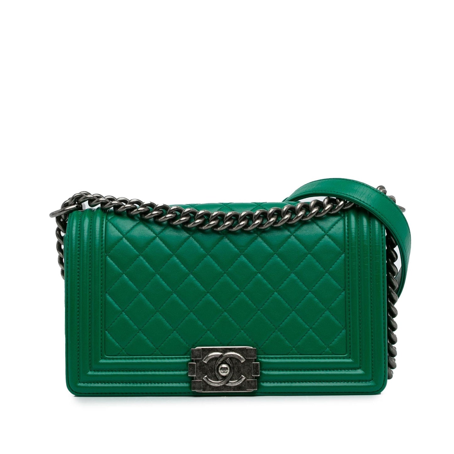 Chanel Lambskin Boy Flap SHG-AlXMkC Shoulder Bag