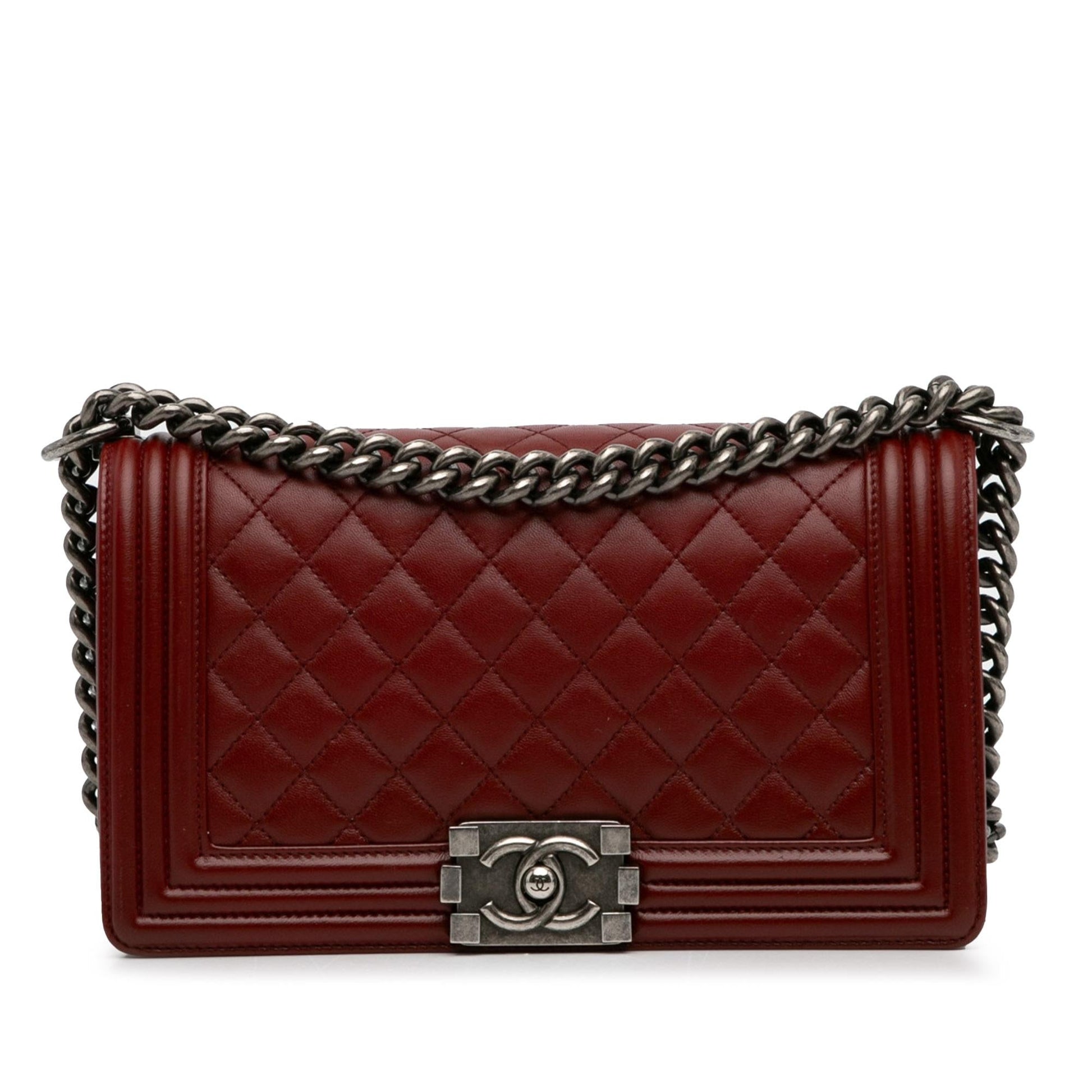 Chanel Lambskin Boy Flap SHG-rwJIri Handbag