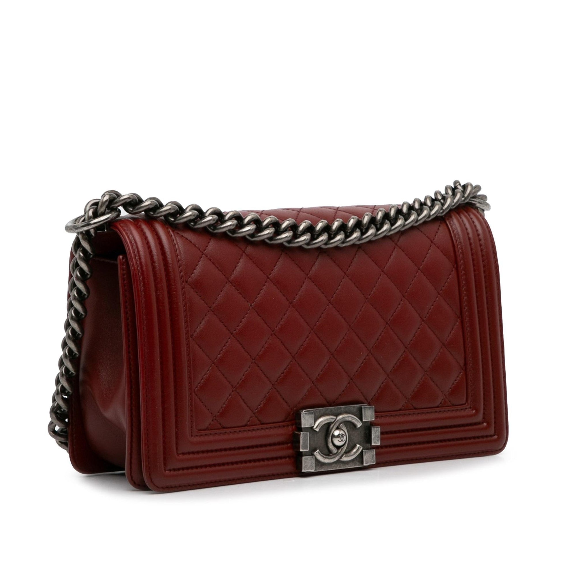 Chanel Lambskin Boy Flap SHG-rwJIri Handbag