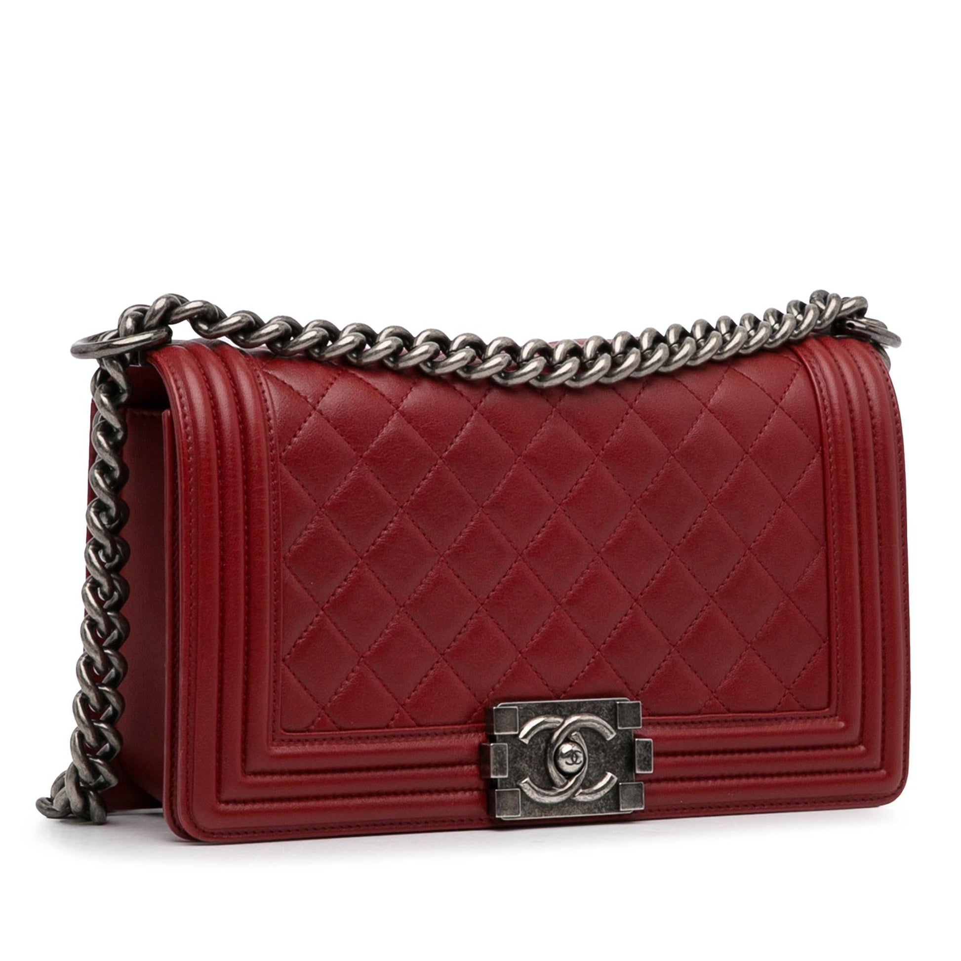 Chanel Lambskin Boy Flap SHG-a7Taya Handbag