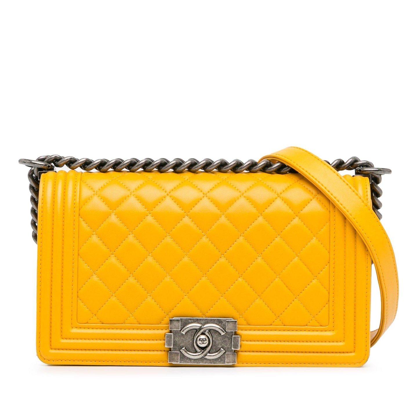 Chanel Lambskin Boy Flap SHG-k3eNsN Handbag