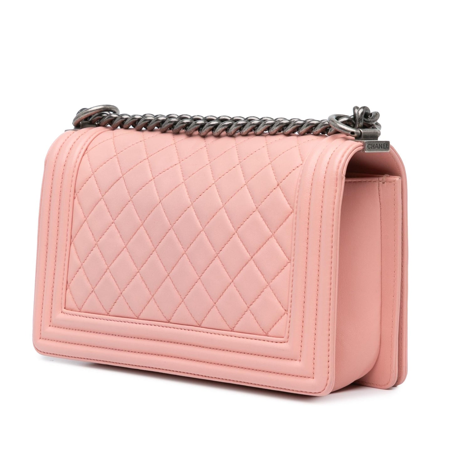 Chanel Lambskin Boy Flap SHG-Vca7fg Handbag