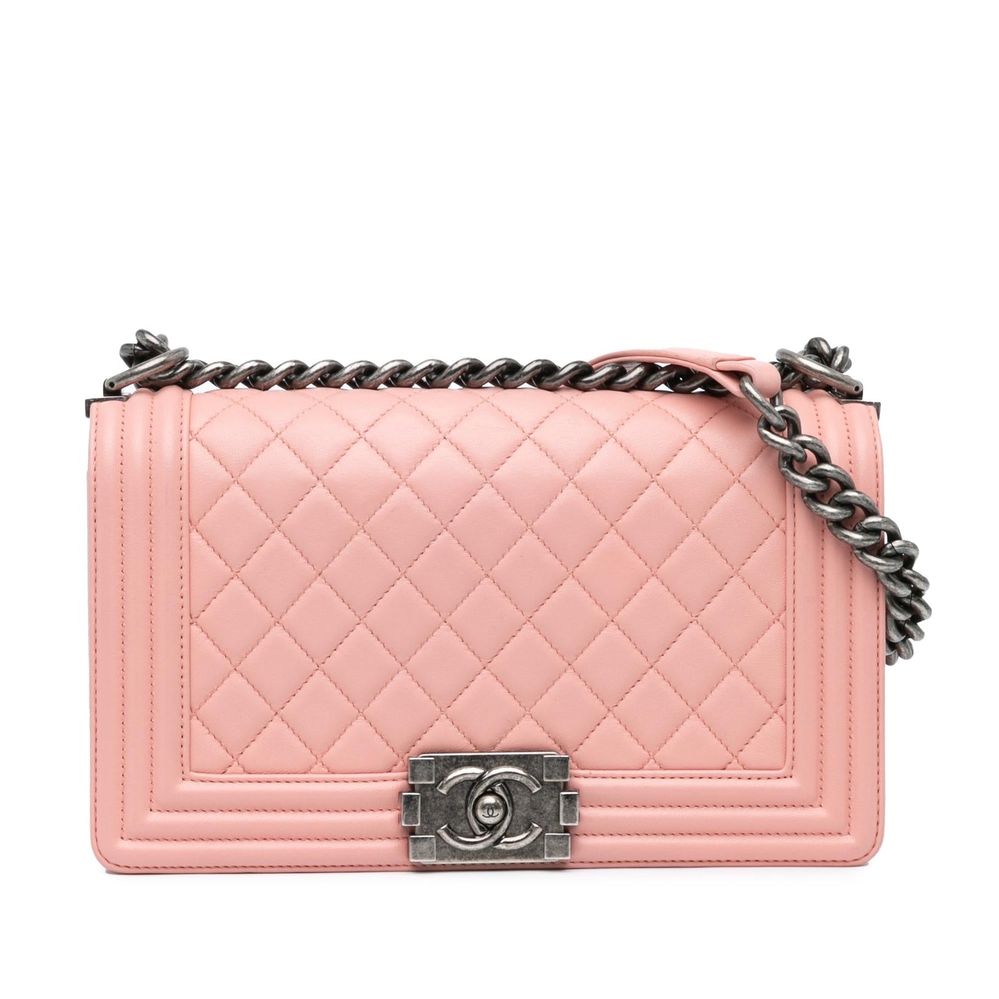 Chanel Lambskin Boy Flap SHG-eHjD9I Handbag