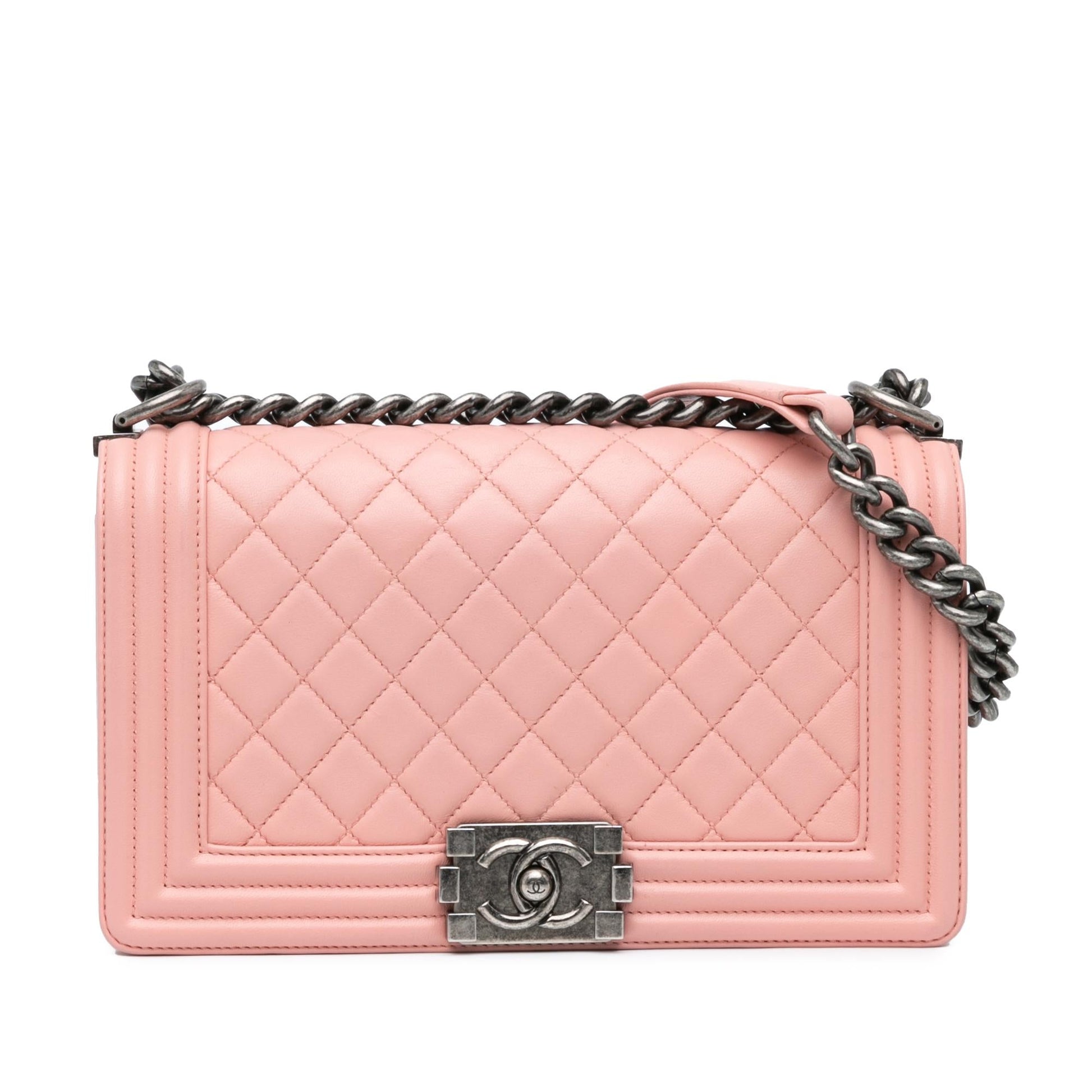 Chanel Lambskin Boy Flap SHG-eHjD9I Handbag