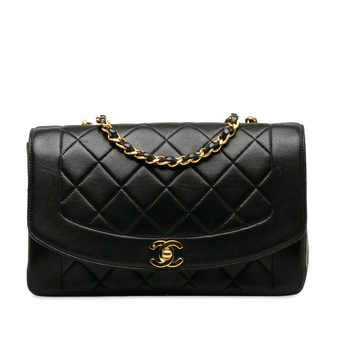Chanel Lambskin Diana Flap SHG-CKvSGc Handbag