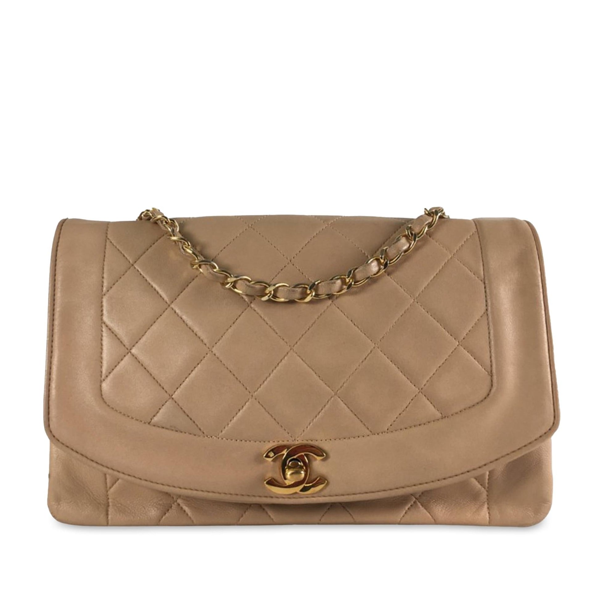 Chanel Lambskin Diana Flap SHG-wY7su4 Handbag