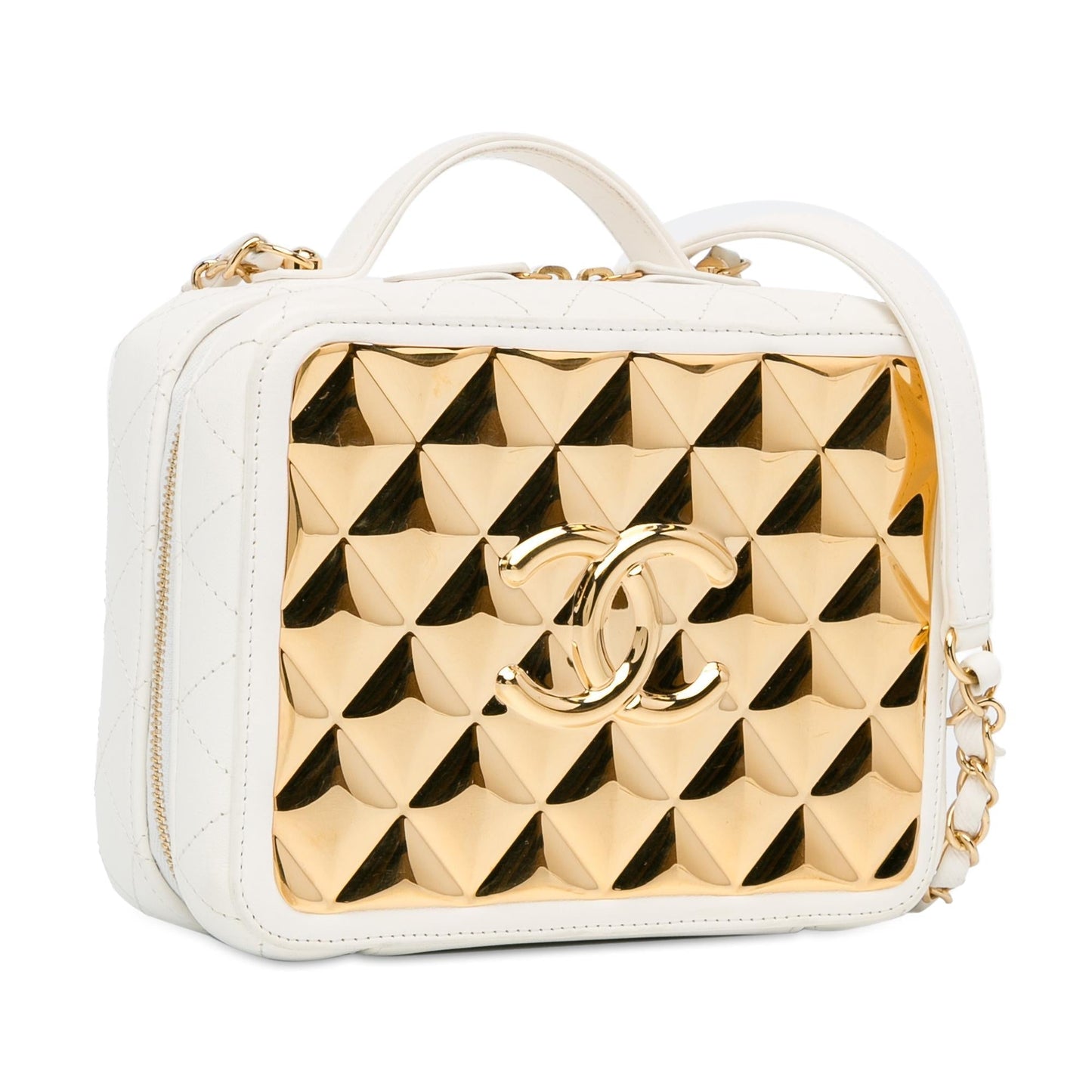 Chanel Lambskin Golden Plate Vanity SHG-c6SzIL Handbag
