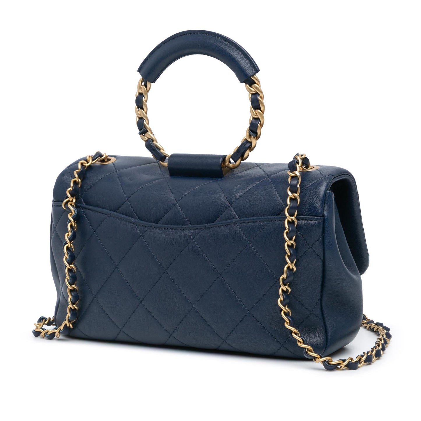 Chanel Lambskin Loop Flap Handbag