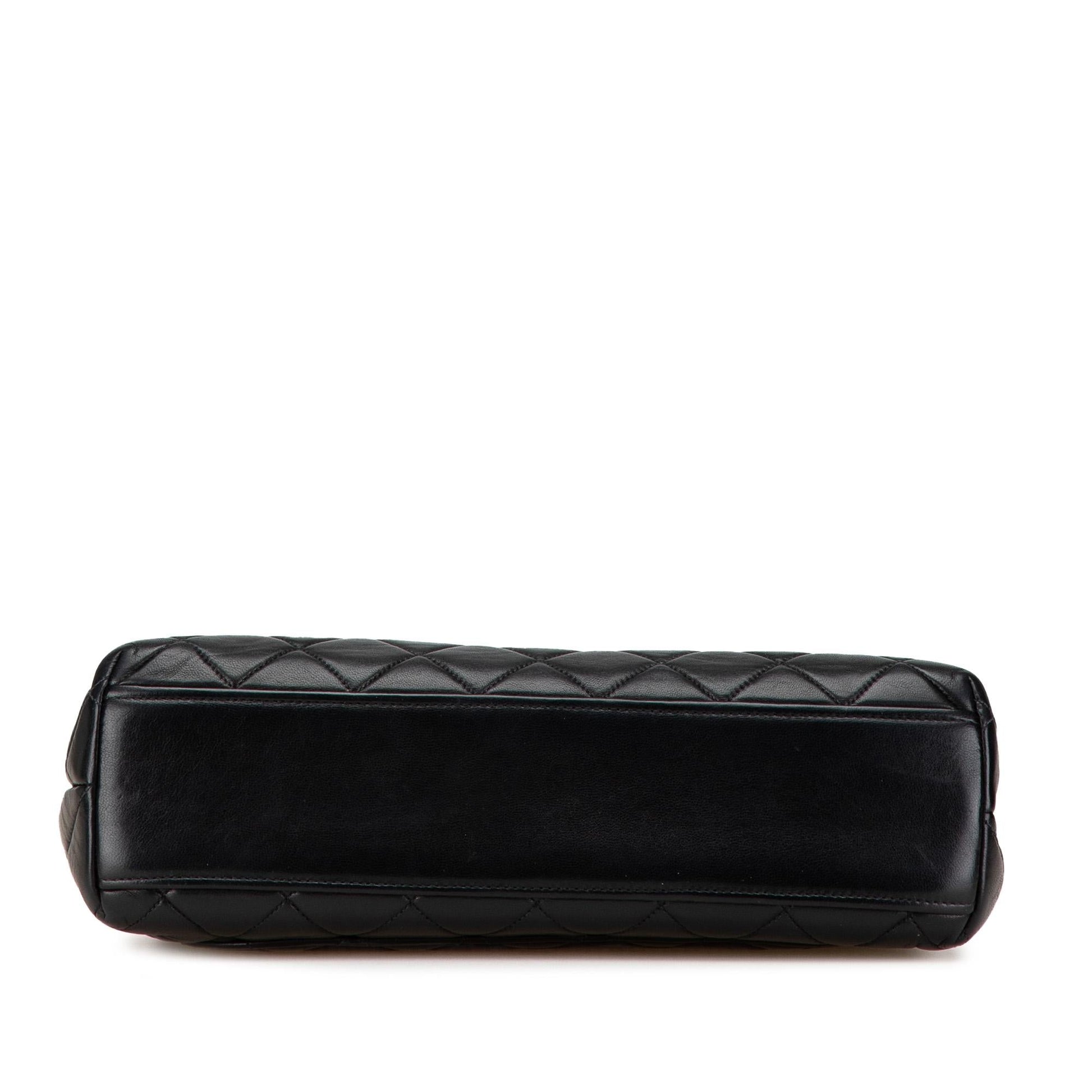 Chanel Lambskin Kelly Top Handle Handbag Bag 1