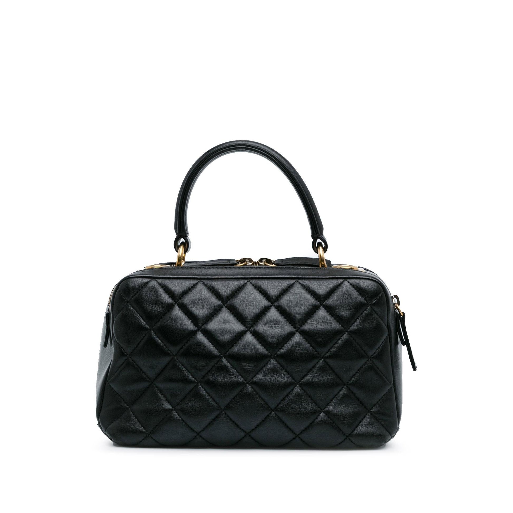 Chanel Lambskin Trendy CC Bowling SHG-JDAaY3 Handbag