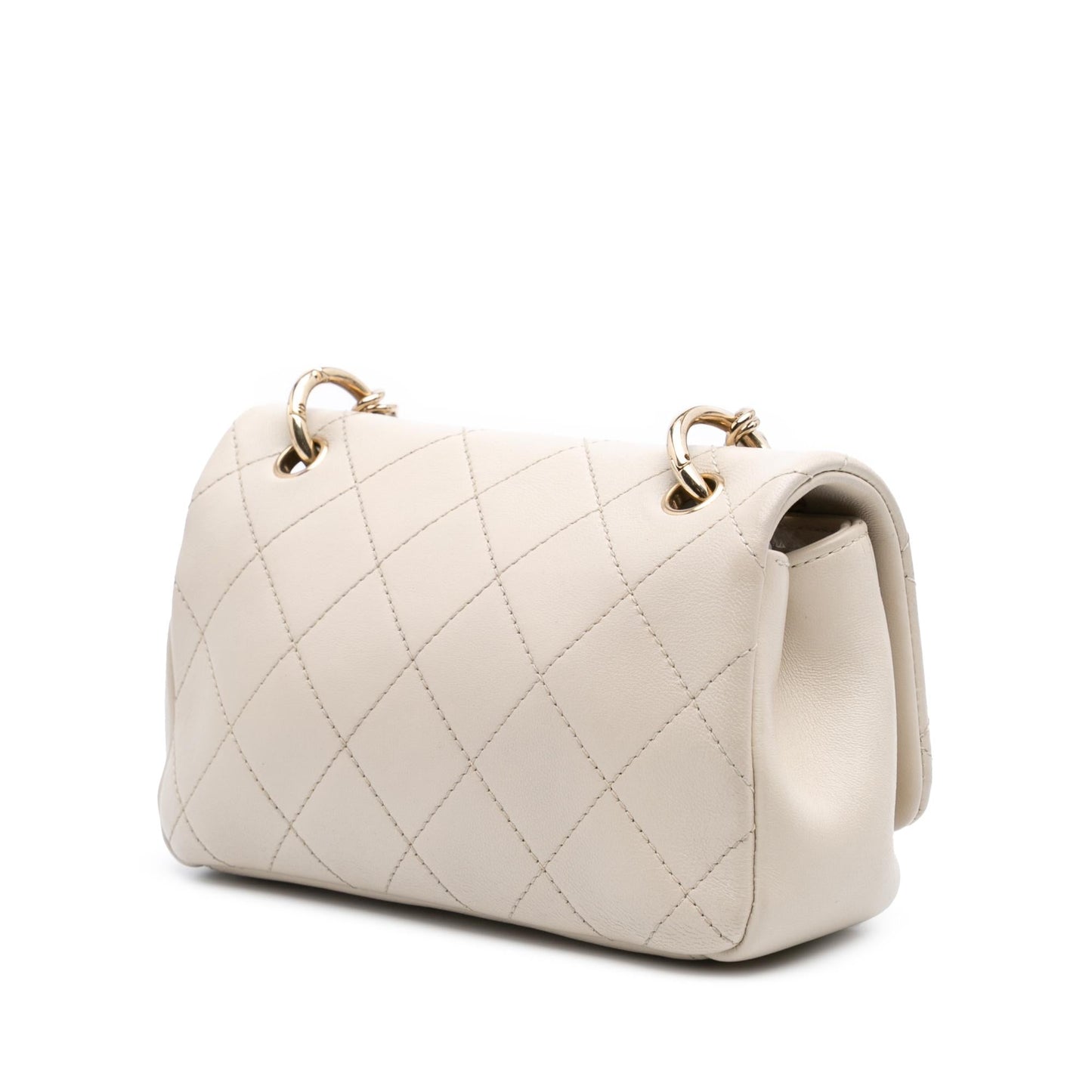 Chanel Lambskin Twist Enamel CC Flap Handbag 6