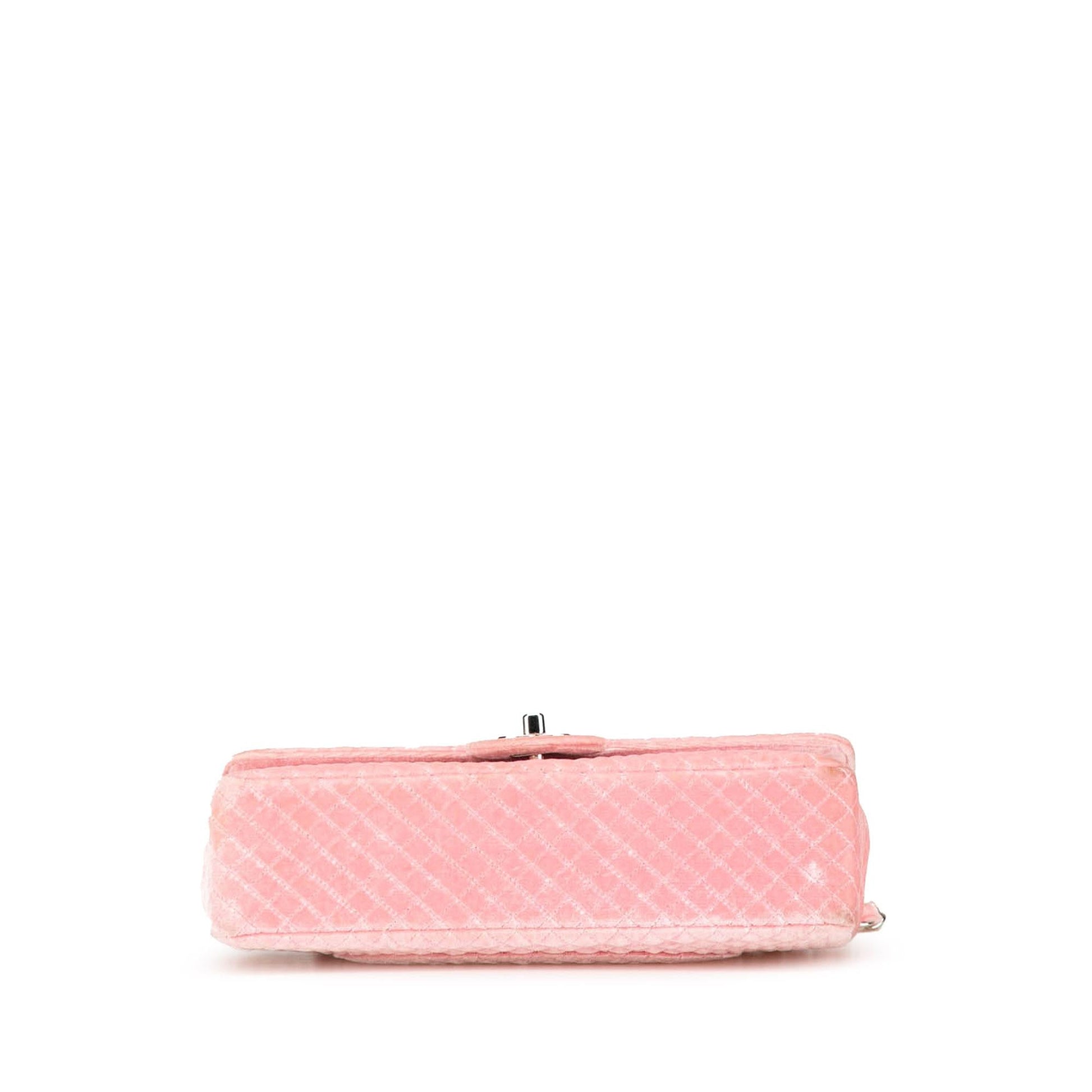 Chanel Micro Quilted Velvet CC Flap Handbag