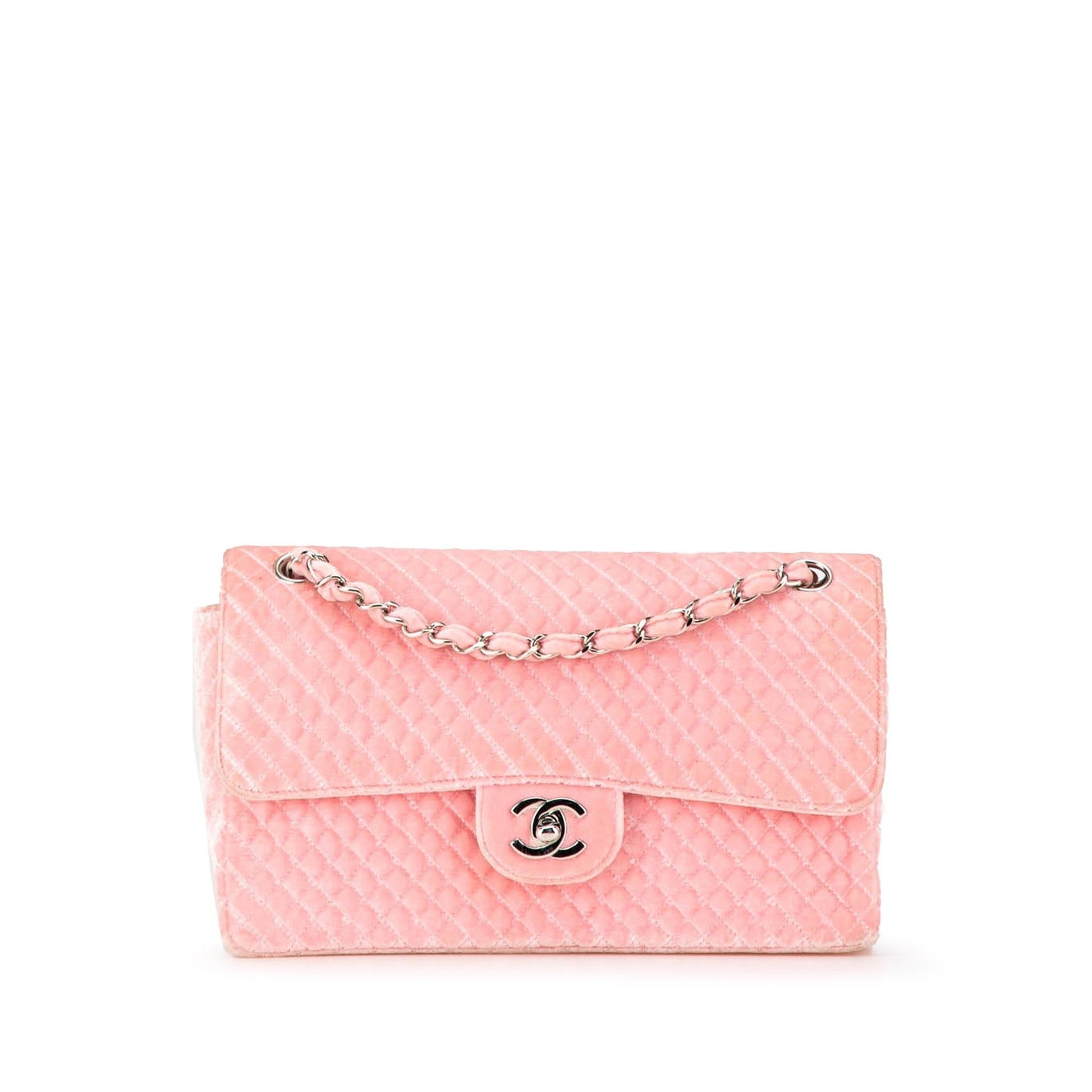 Chanel Micro Quilted Velvet CC Flap Handbag