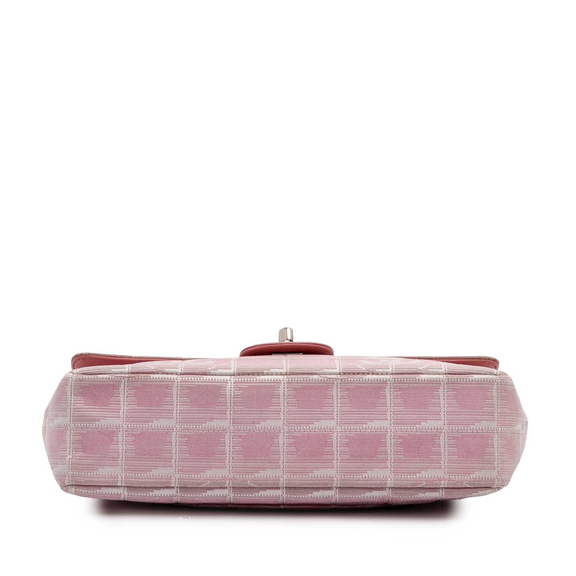 Chanel New Line Nylon Single Flap Travel Bag Flap 4