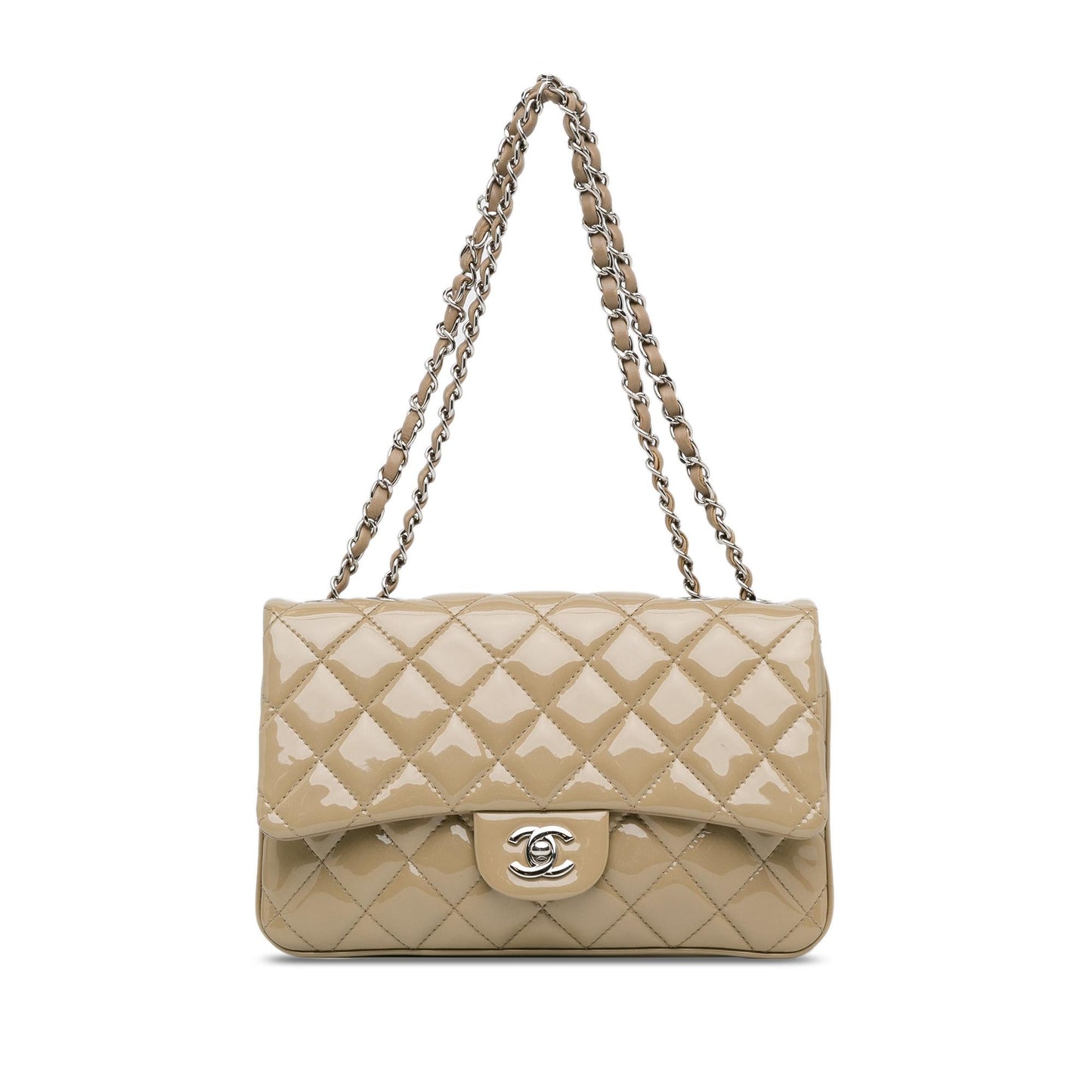 Chanel Patent 3 Accordion Flap SHG-8ZGroo Handbag