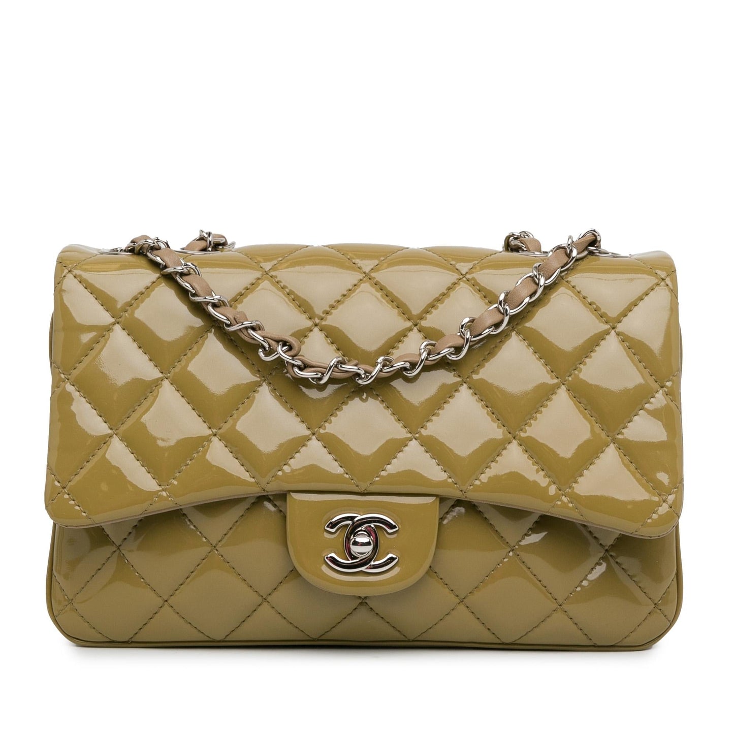 Chanel Patent 3 Accordion Flap SHG-PxIozj Handbag