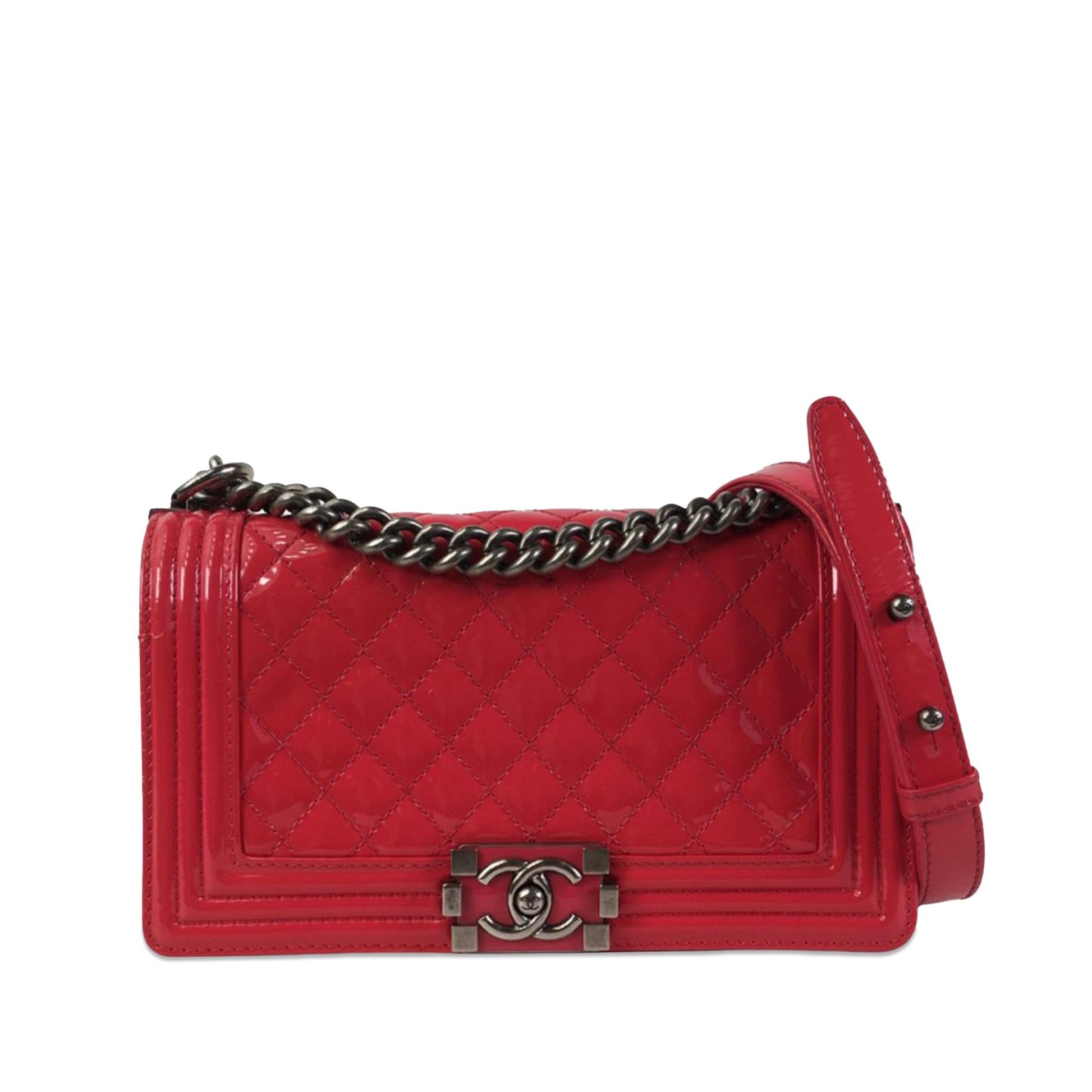 Chanel Patent Boy Flap SHG-Q9F2oG Handbag