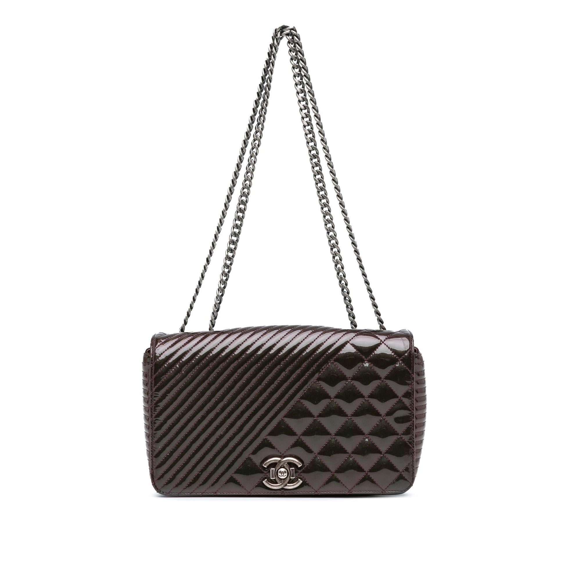 Chanel Patent Coco Boy Flap SHG-50WsUL Handbag