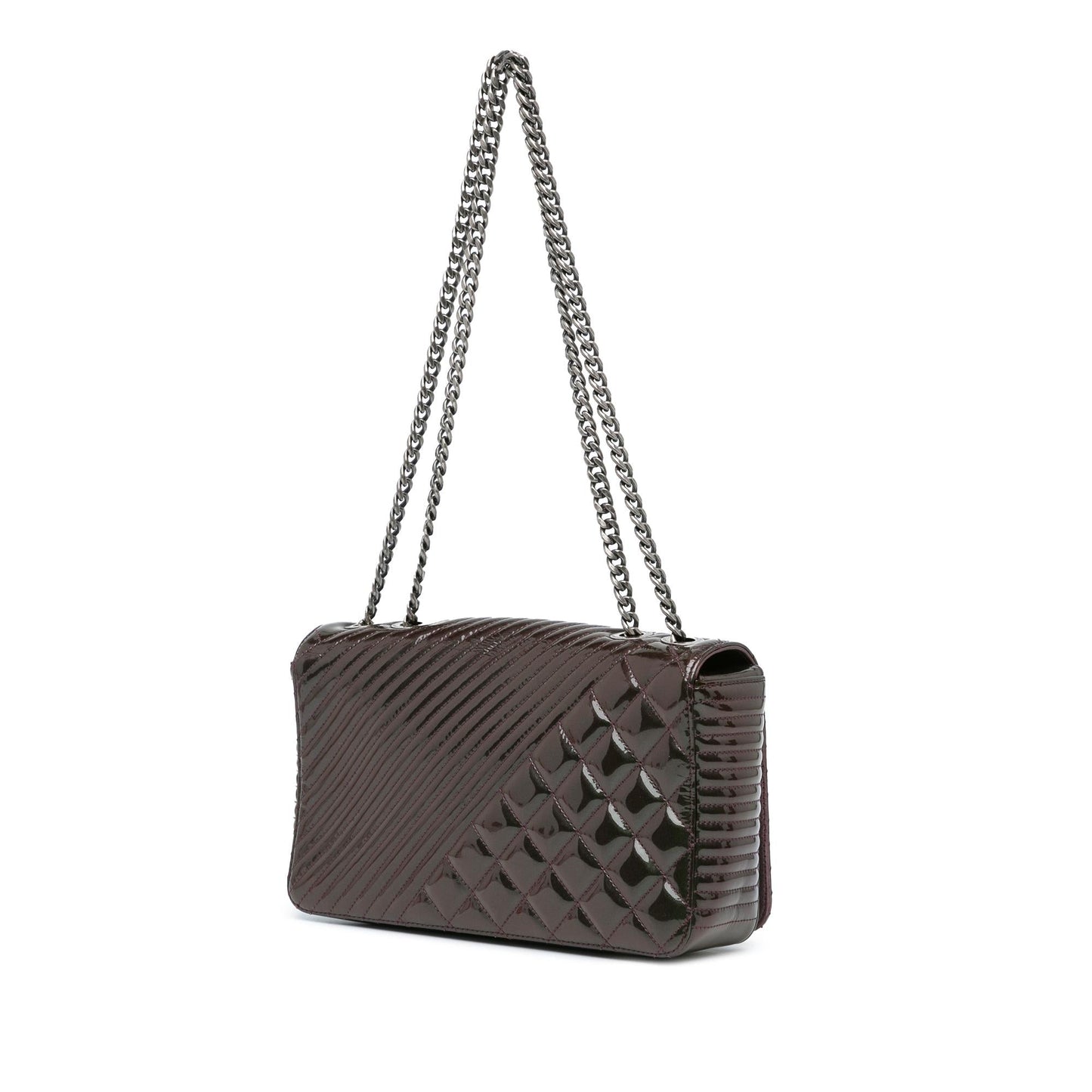 Chanel Patent Coco Boy Flap Handbag Flap 1