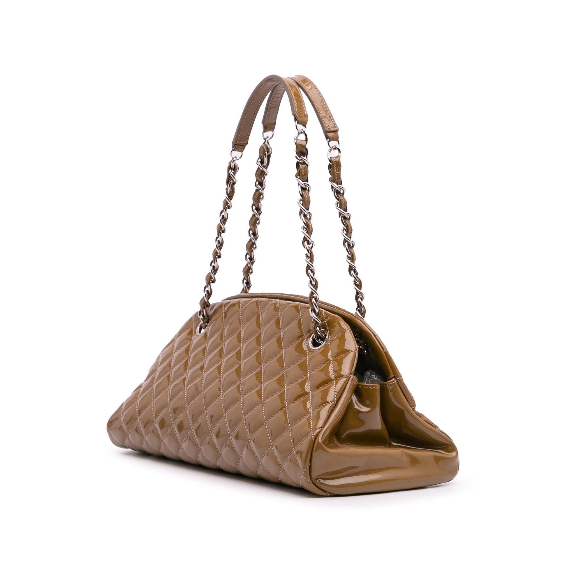 Chanel Patent Just Mademoiselle Shoulder Bag