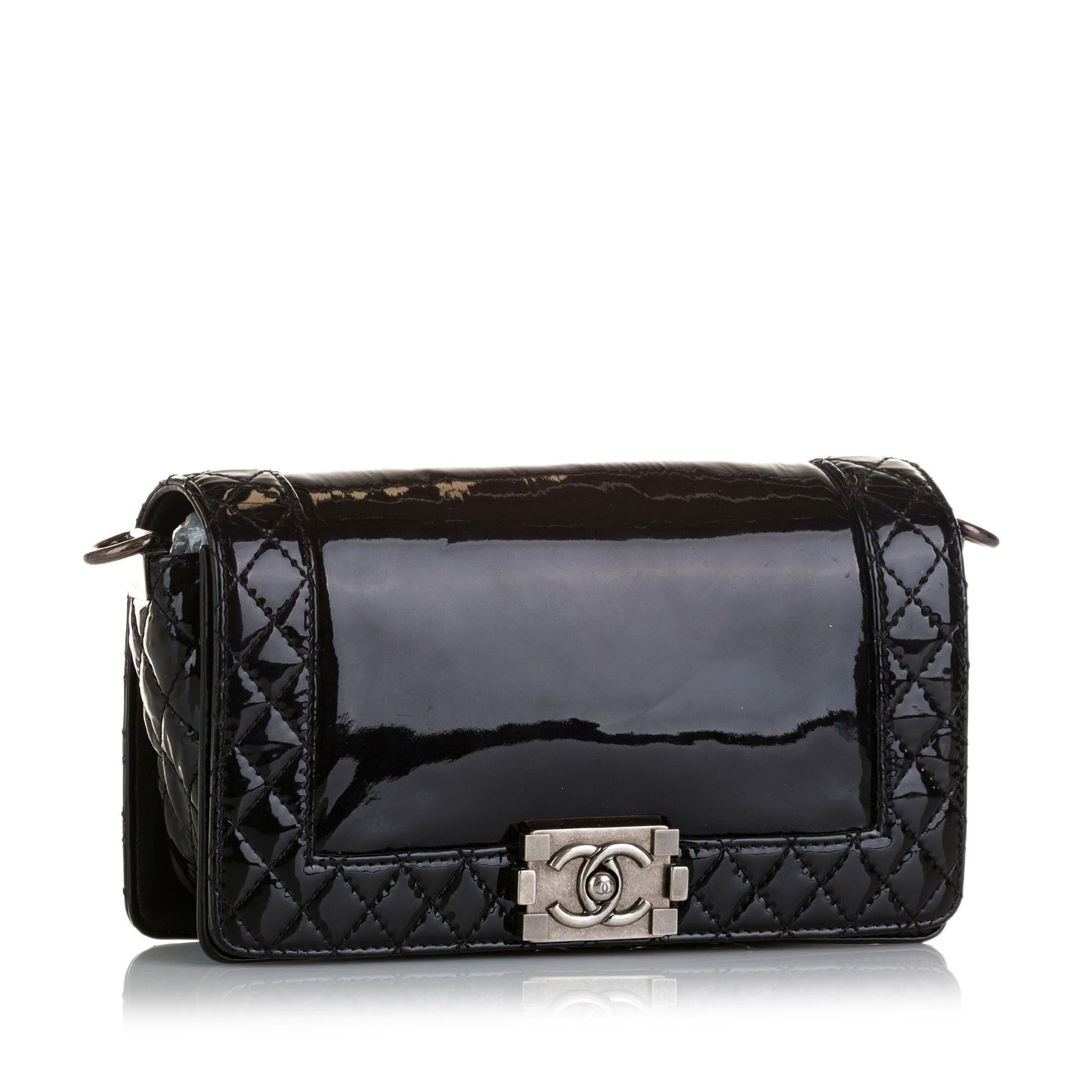 Chanel Patent Reverso Boy Flap SHG-xCR0zI Handbag