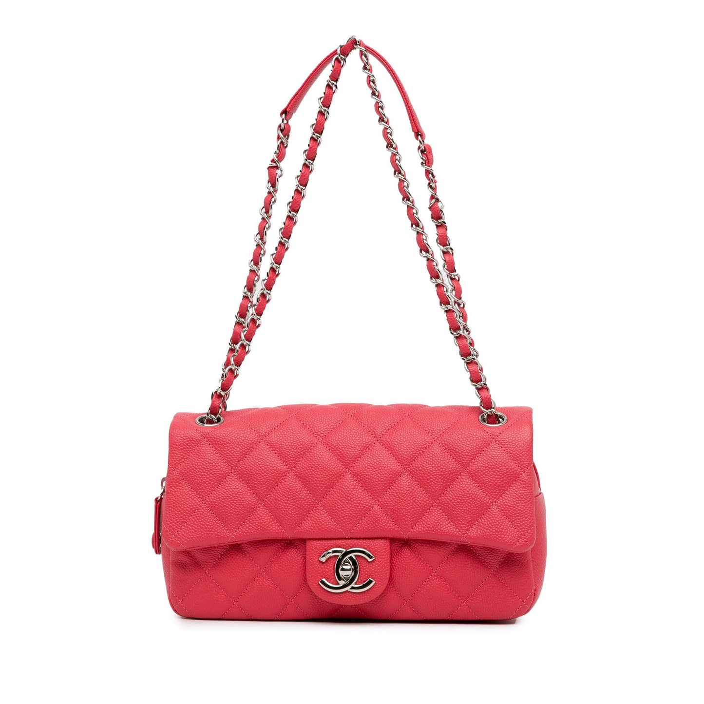 Chanel Quilted Caviar Easy Flap SHG-Be3r6z Handbag