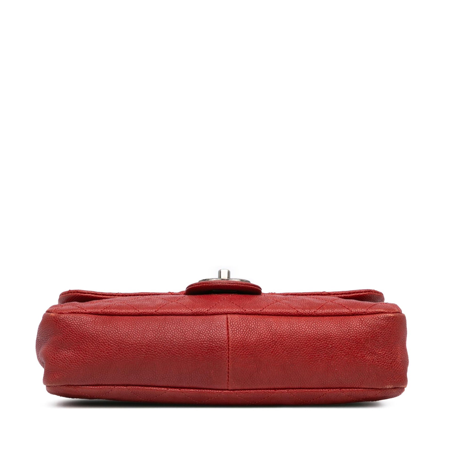 Chanel Quilted Caviar Simply CC Flap Handbag Flap 2